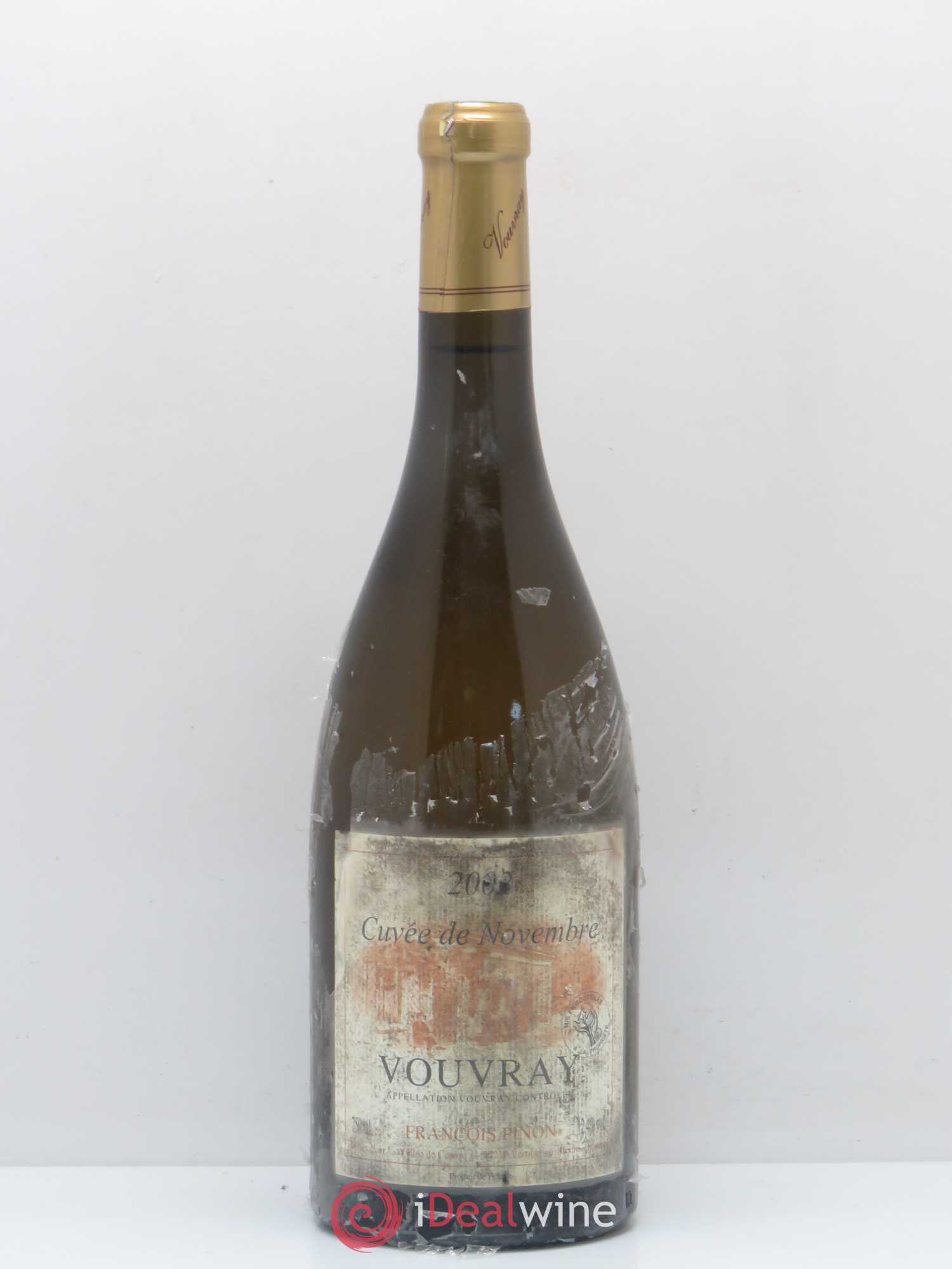Vouvray Cuvee de Novembre François Pinon 2002 - Posten von 1 Flasche - 0