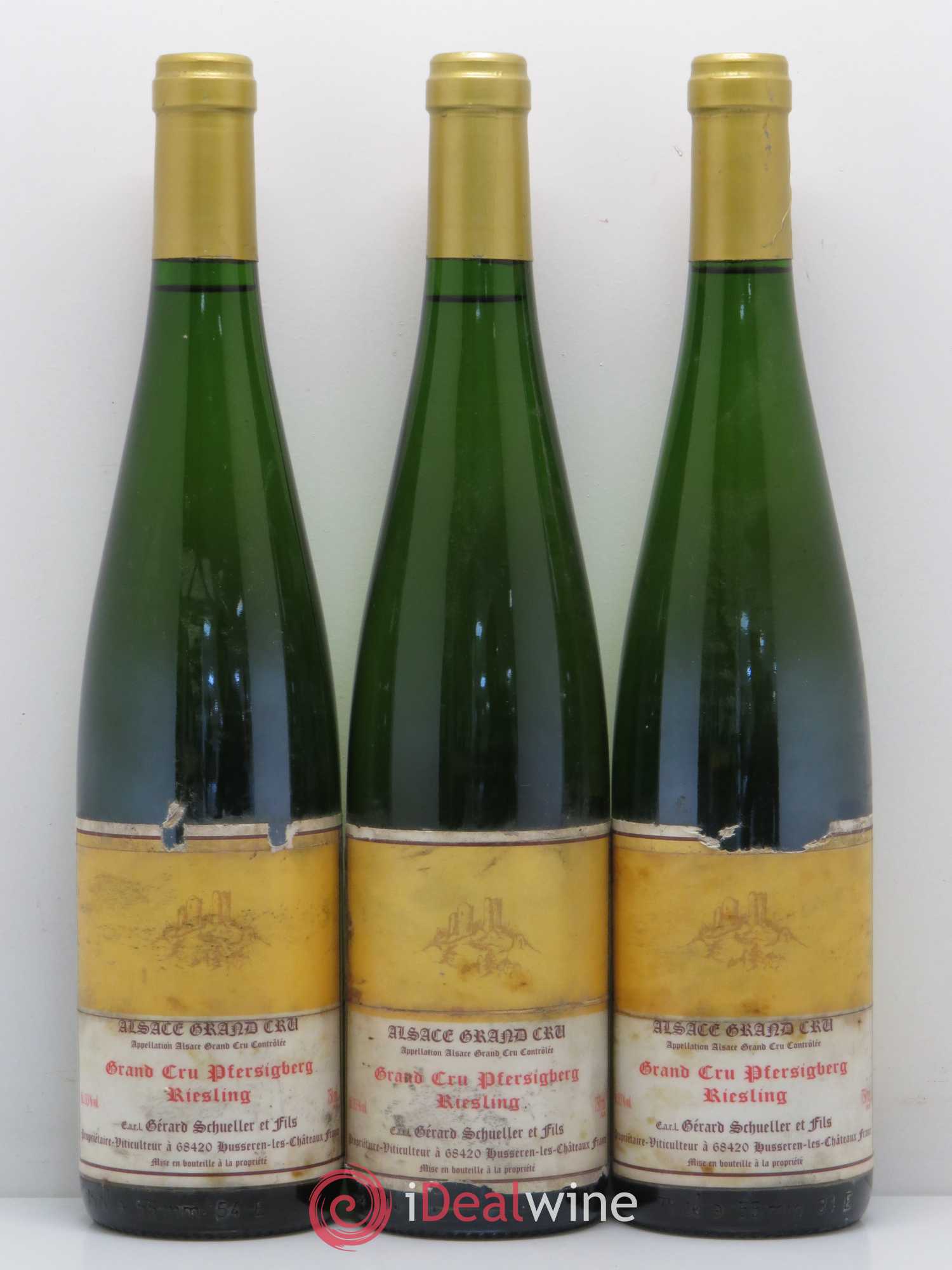 Alsace Grand Cru Pfersigberg - Gérard Schueller & Fils 2002 - Posten von 3 Flaschen - 0