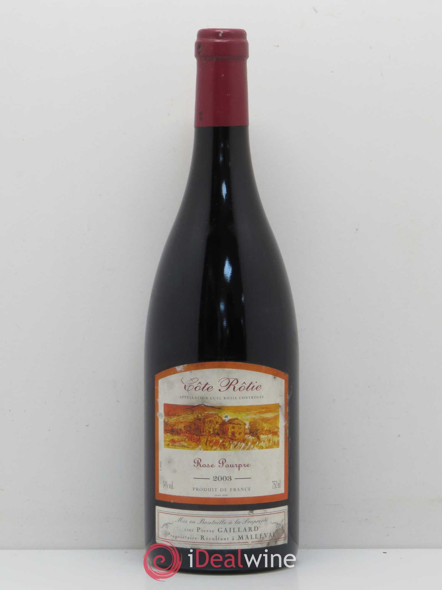 Côte-Rôtie Rose Pourpre Pierre Gaillard 2003 - Lot de 1 bouteille - 0