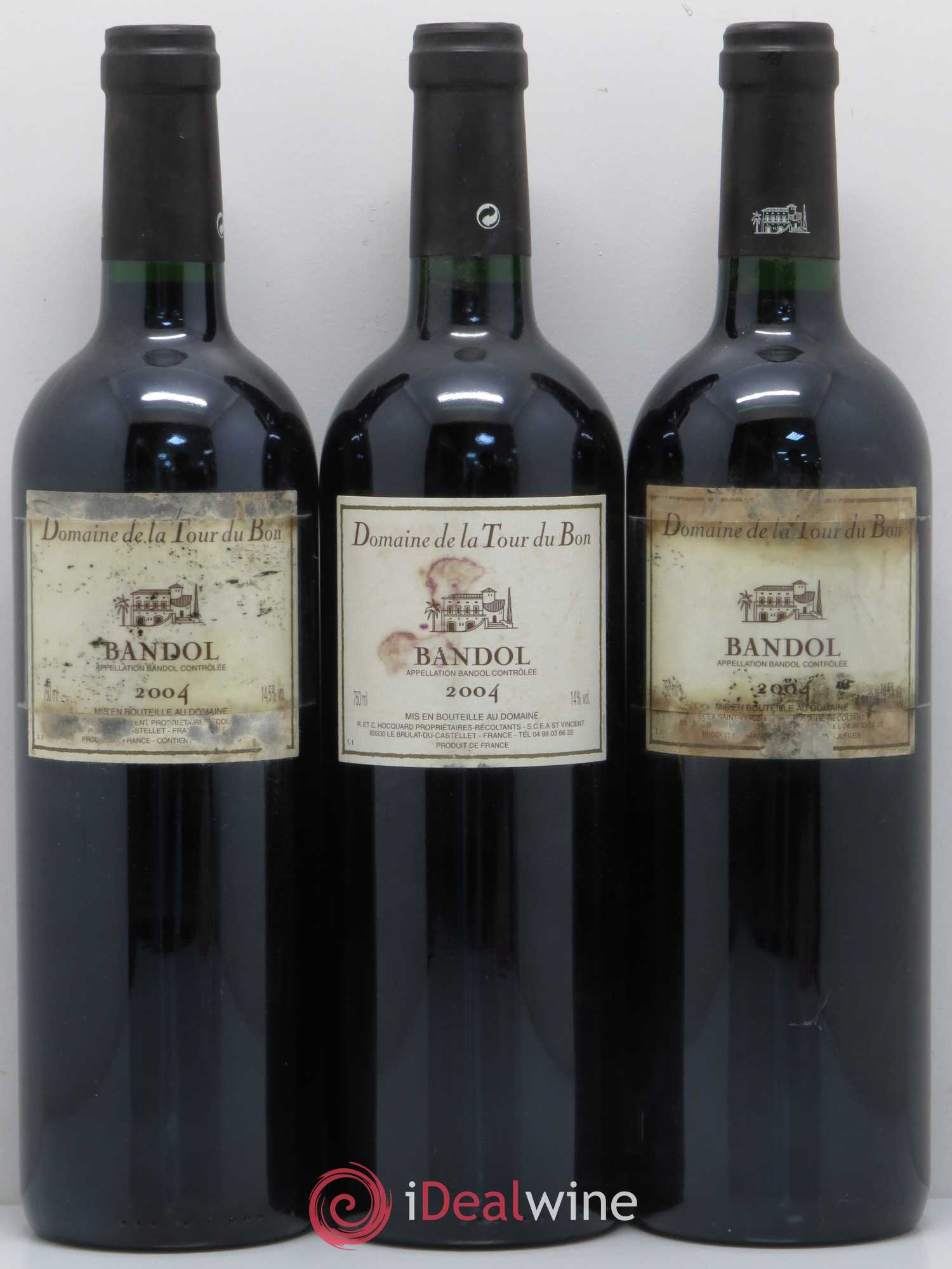 Bandol La Tour du Bon Agnès Henry 2004 - Lot de 3 bouteilles - 0