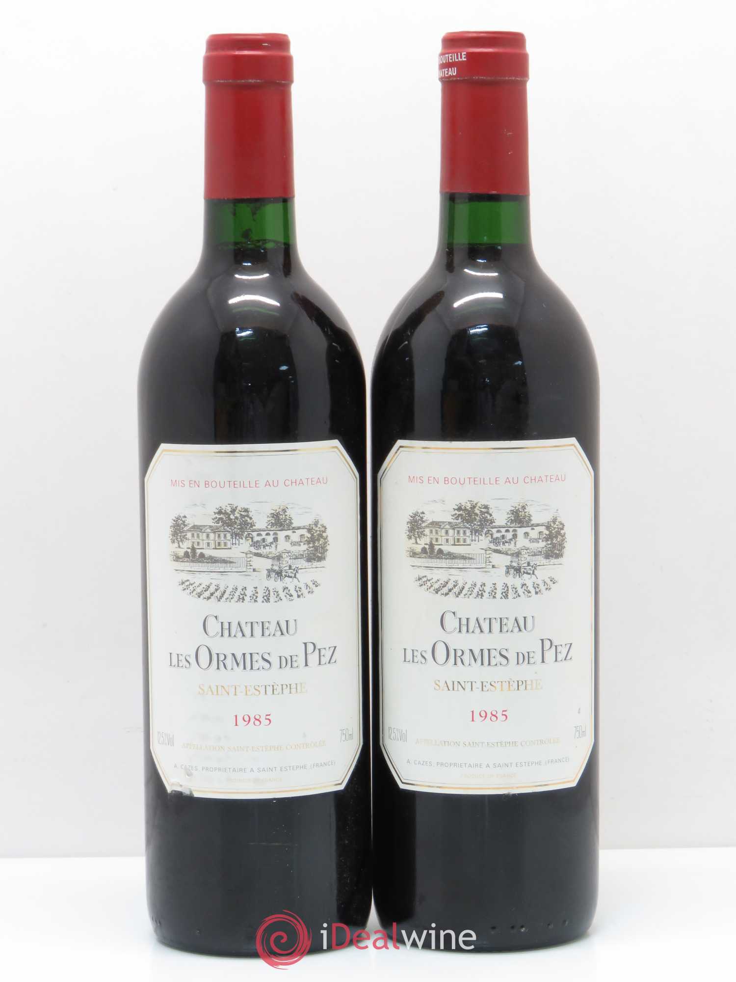 Château les Ormes de Pez 1985 - Lot de 2 bouteilles - 0