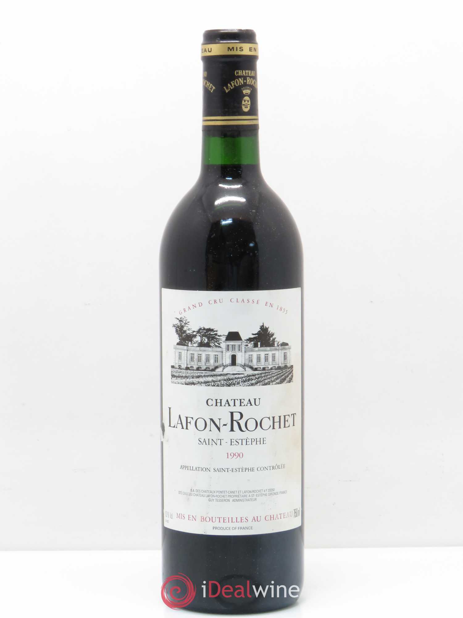 Château Lafon Rochet 4ème Grand Cru Classé 1990 - Lot de 1 bouteille - 0