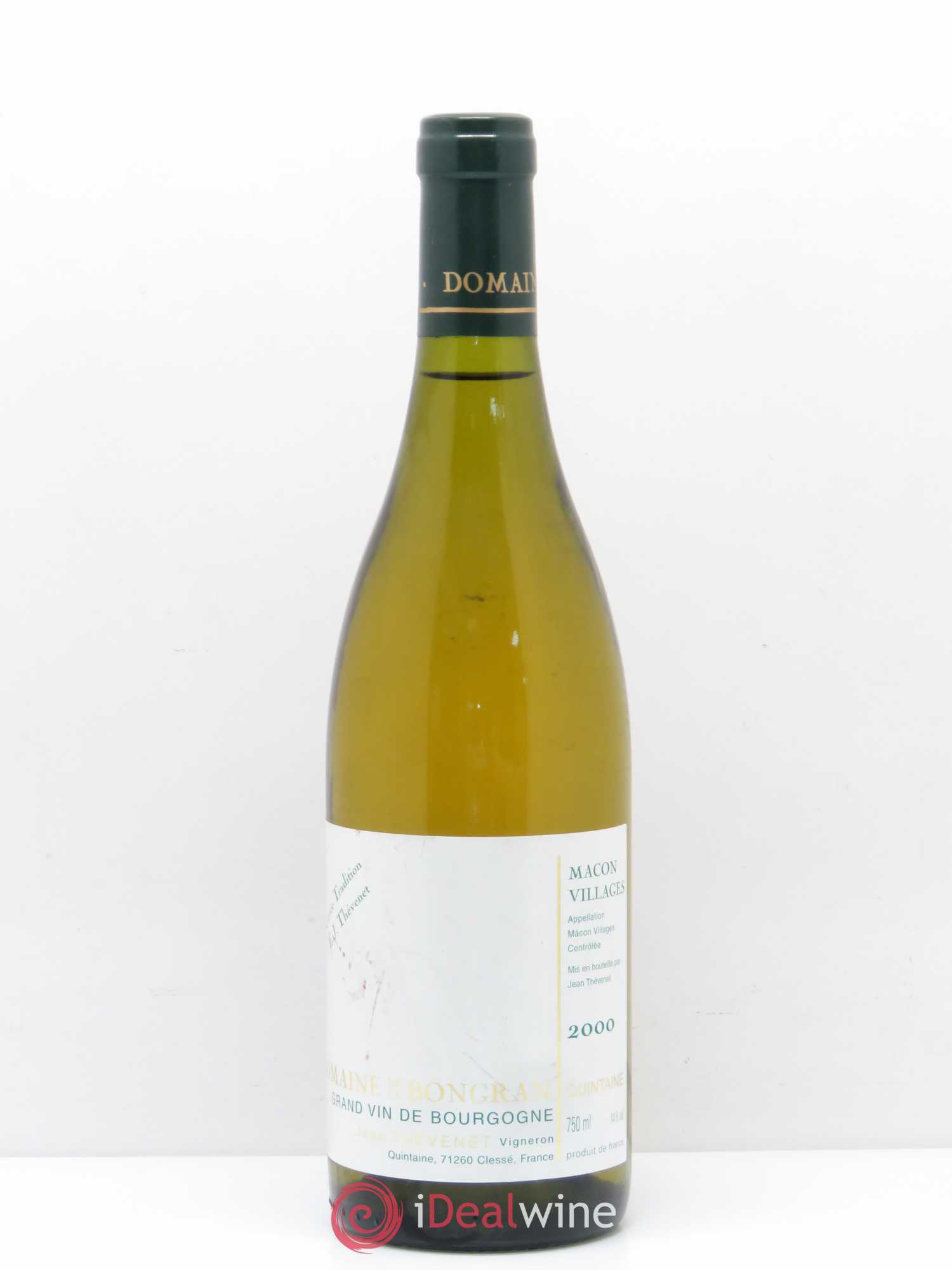 Mâcon Quintaine Domaine Thevenet (sans prix de réserve) 2000 - Posten von 1 Flasche - 0