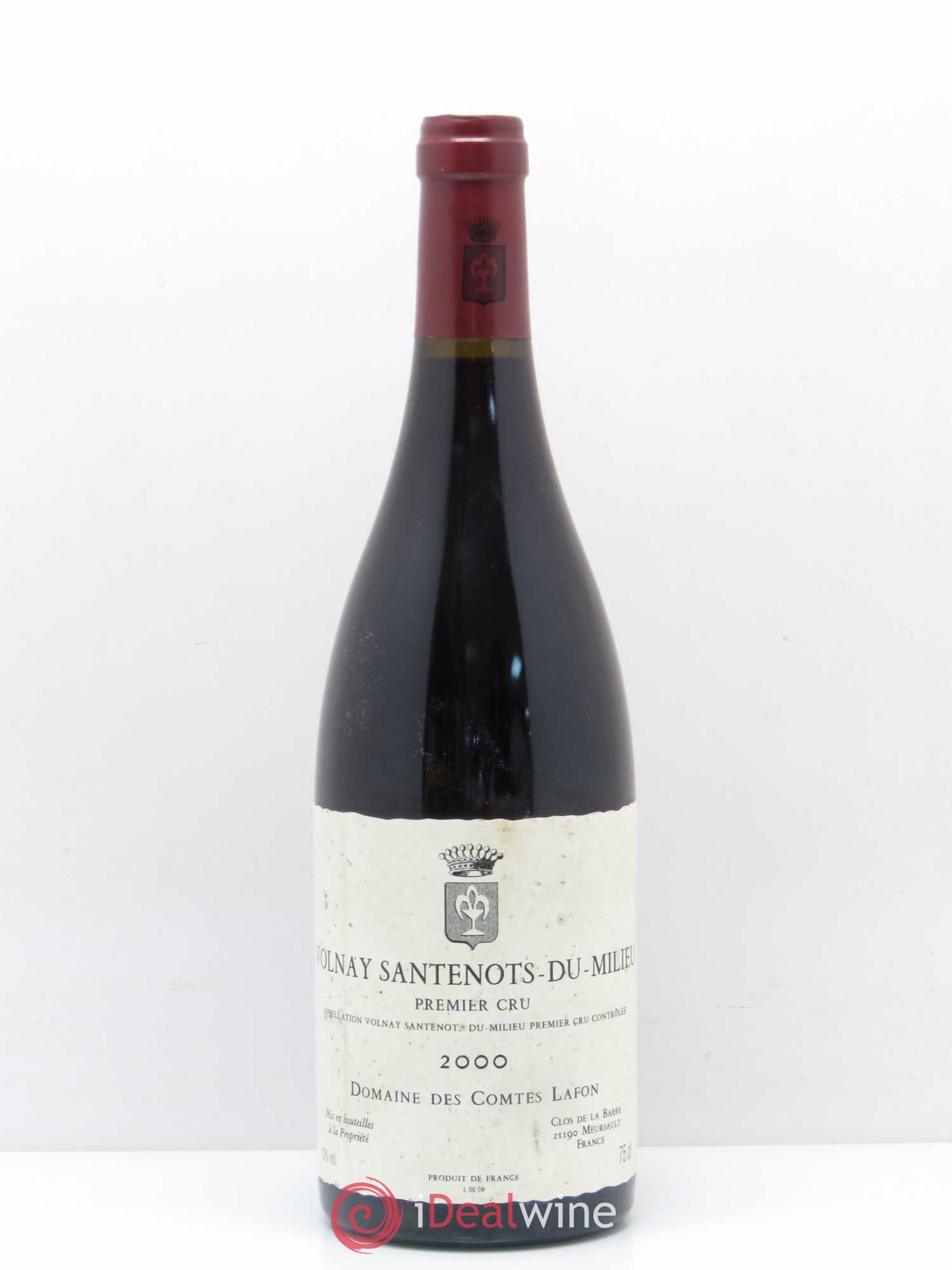 Volnay 1er Cru Santenots du Milieu Comtes Lafon (Domaine des) 2000 - Lot de 1 bouteille - 0
