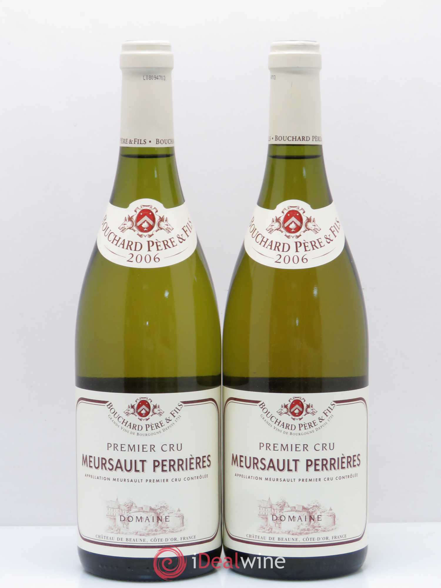 Meursault 1er Cru Perrières Bouchard Père & Fils 2006 - Lot de 2 bouteilles - 0