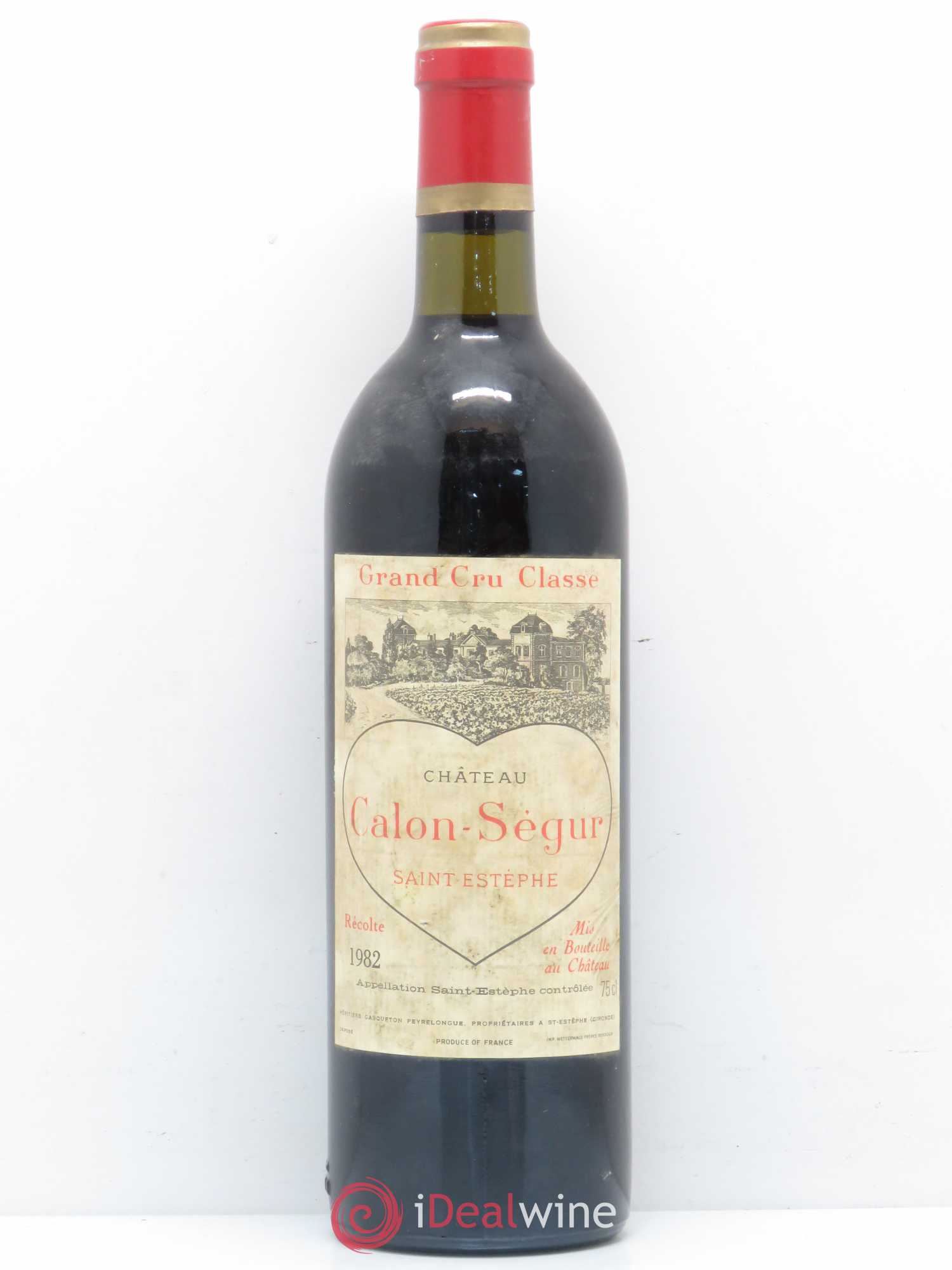 Château Calon Ségur 3ème Grand Cru Classé 1982 - Lot de 1 bouteille - 0