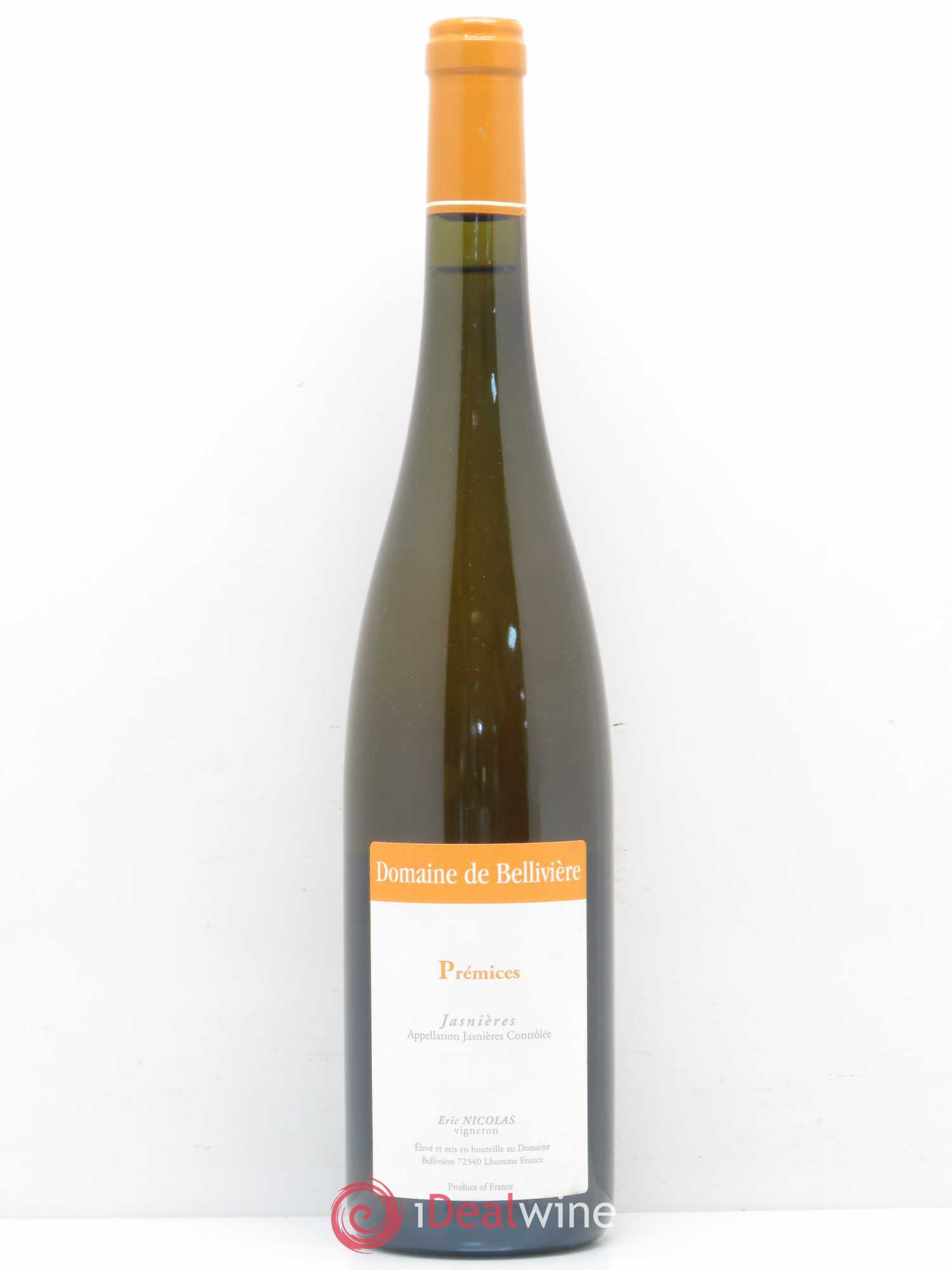 Jasnières Les Prémices Domaine de Bellivière (sans prix de réserve) 2009 - Lot de 1 bouteille - 0