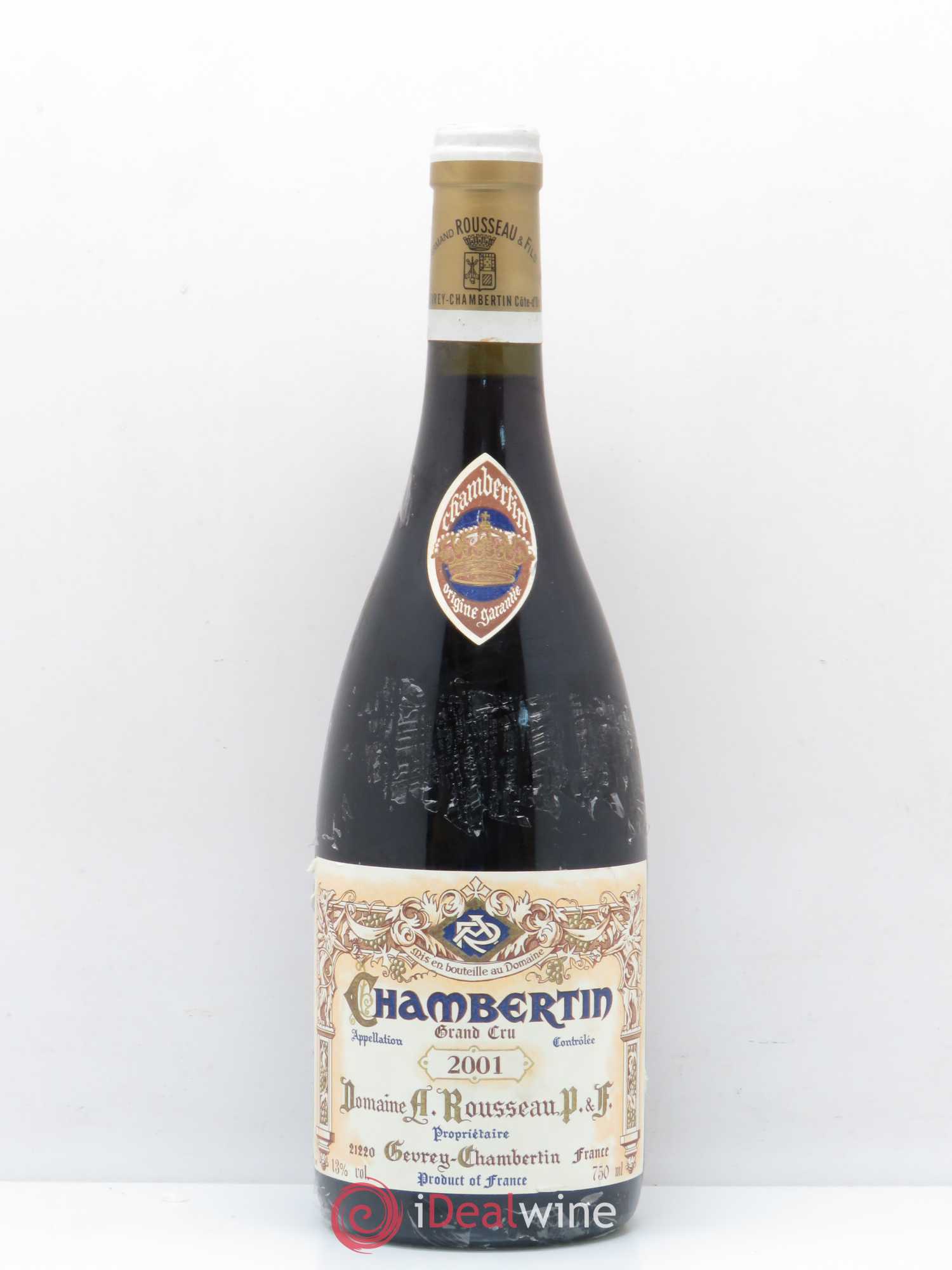 Chambertin Grand Cru Armand Rousseau (Domaine) 2001 - Lot de 1 bouteille - 0