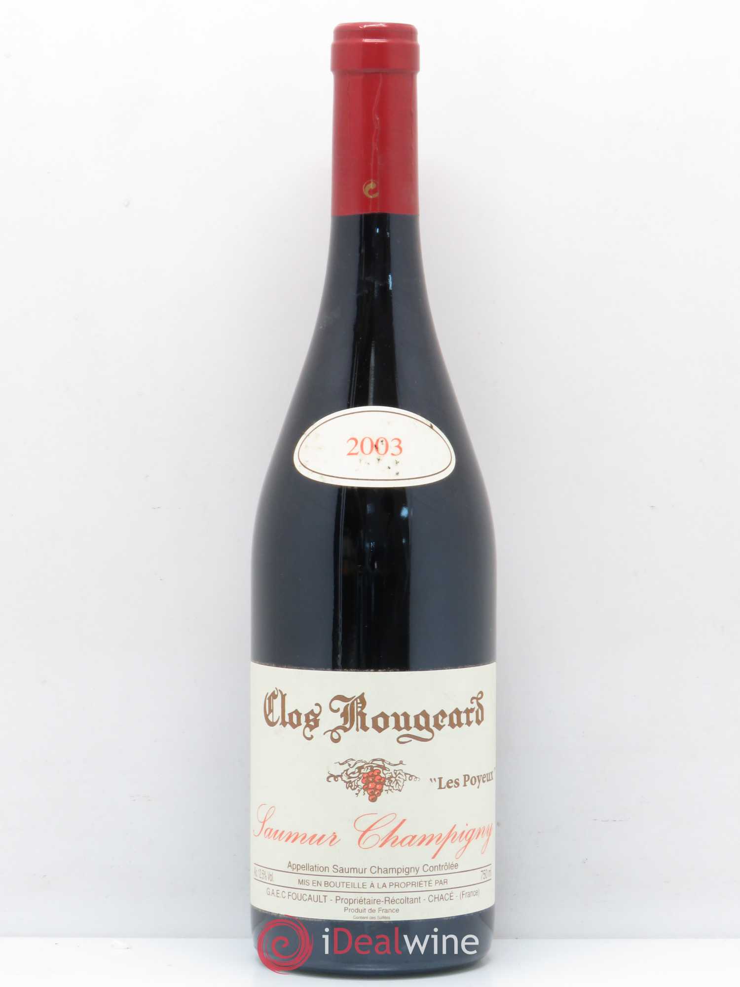 Saumur-Champigny Les Poyeux Clos Rougeard 2003 - Lot de 1 bouteille - 0