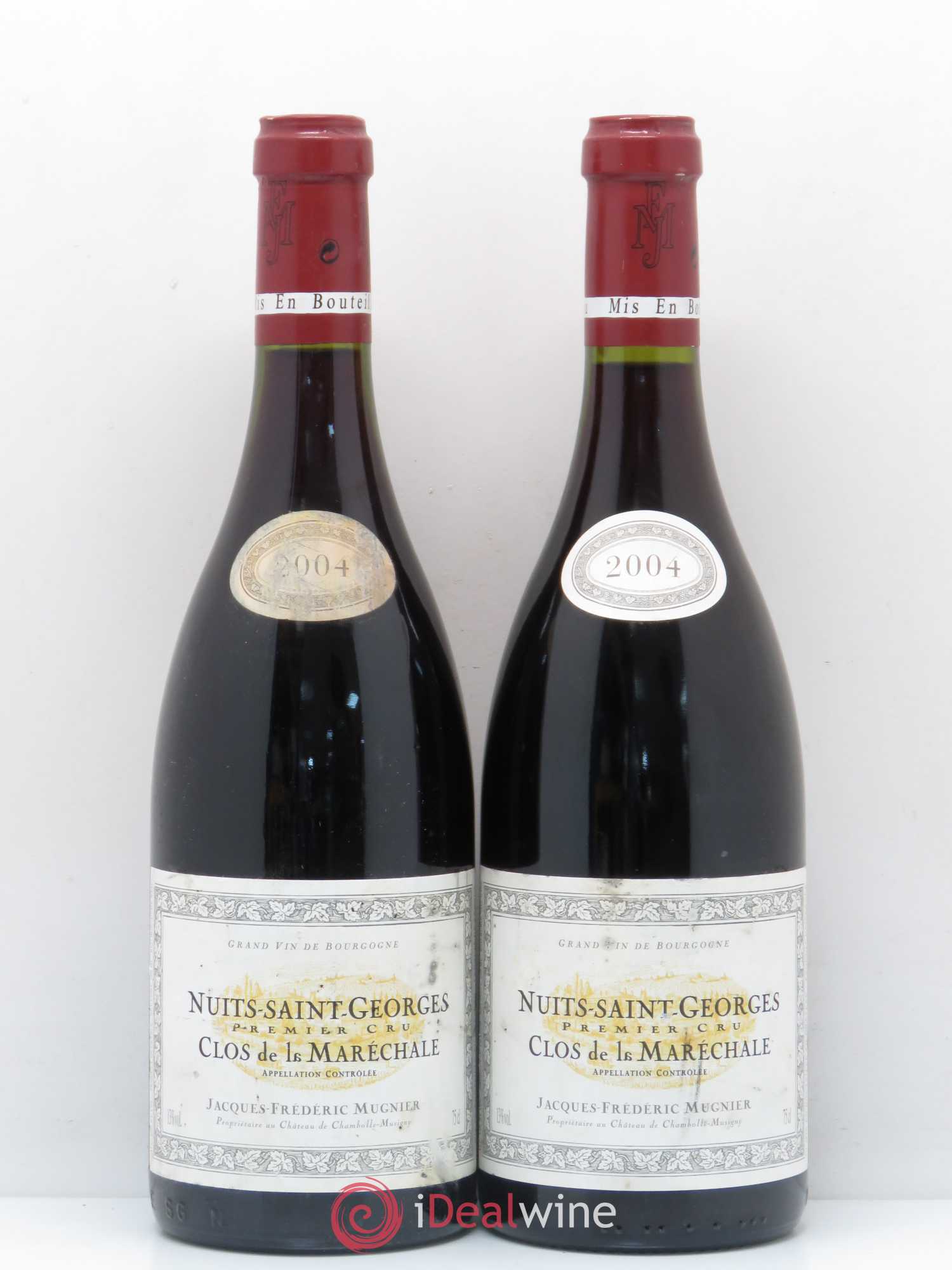 Nuits-Saint-Georges 1er Cru Clos de La Maréchale Jacques-Frédéric Mugnier 2004 - Lot de 2 bouteilles - 0