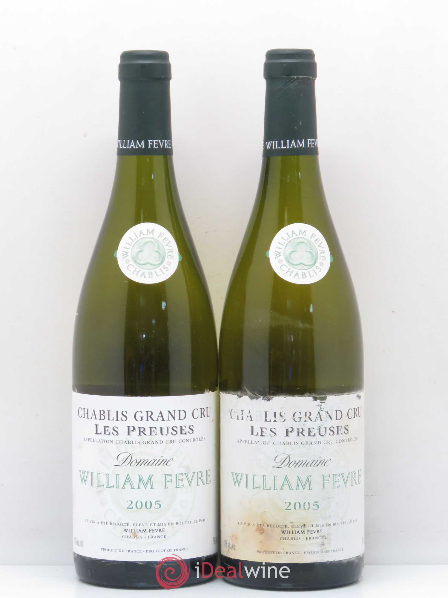 Chablis Grand Cru les Preuses William Fèvre 2005 - Lot de 2 bouteilles - 0