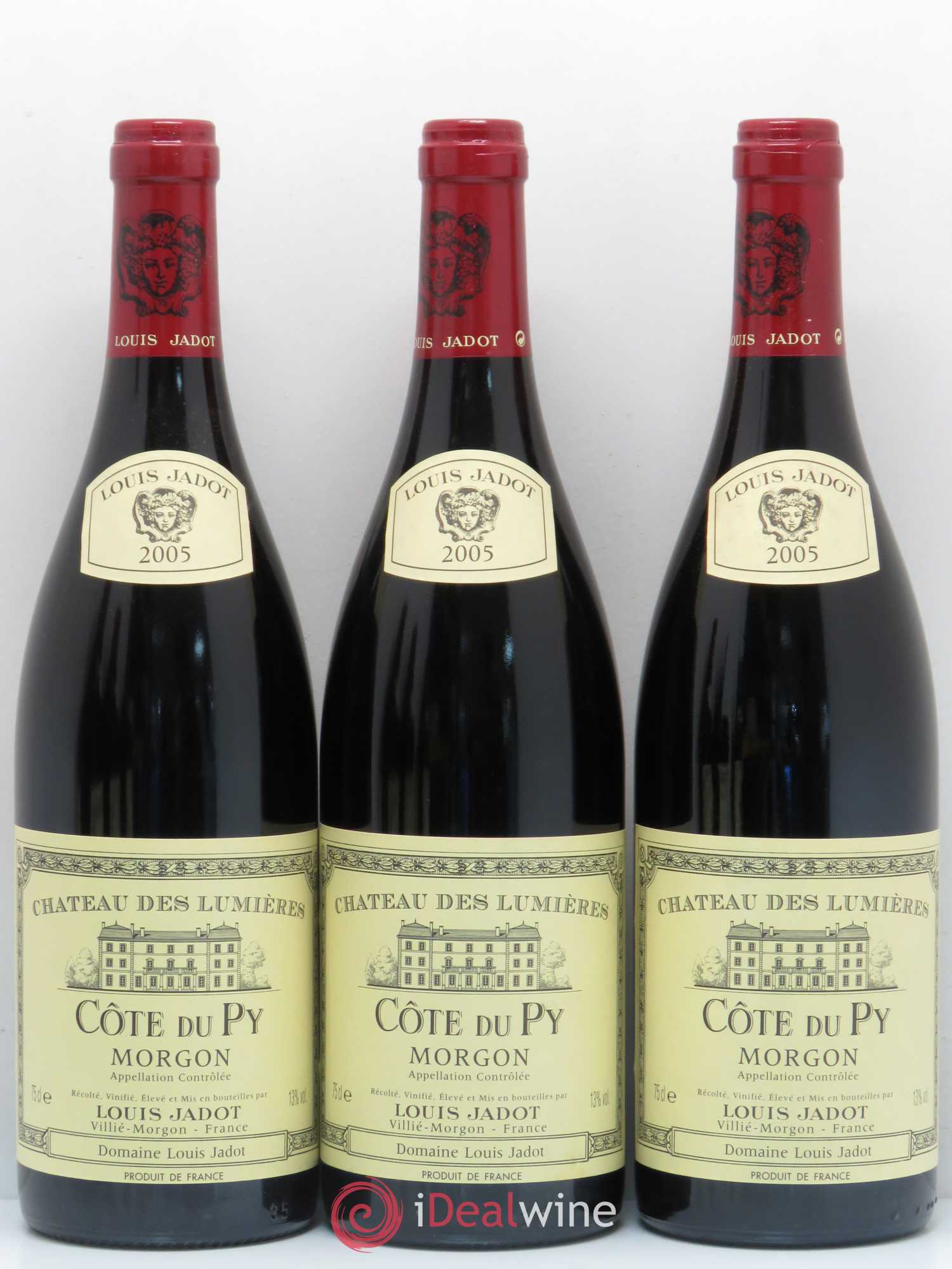 Morgon Côte du Py Château des Lumières Jadot 2005 - Posten von 6 Flaschen - 1