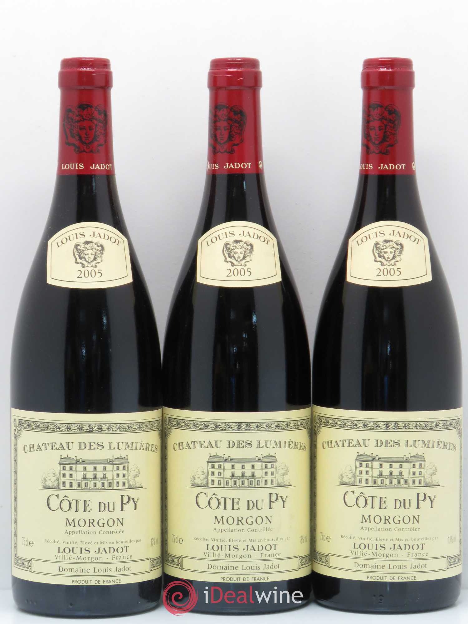 Morgon Côte du Py Château des Lumières Jadot 2005 - Posten von 6 Flaschen - 2