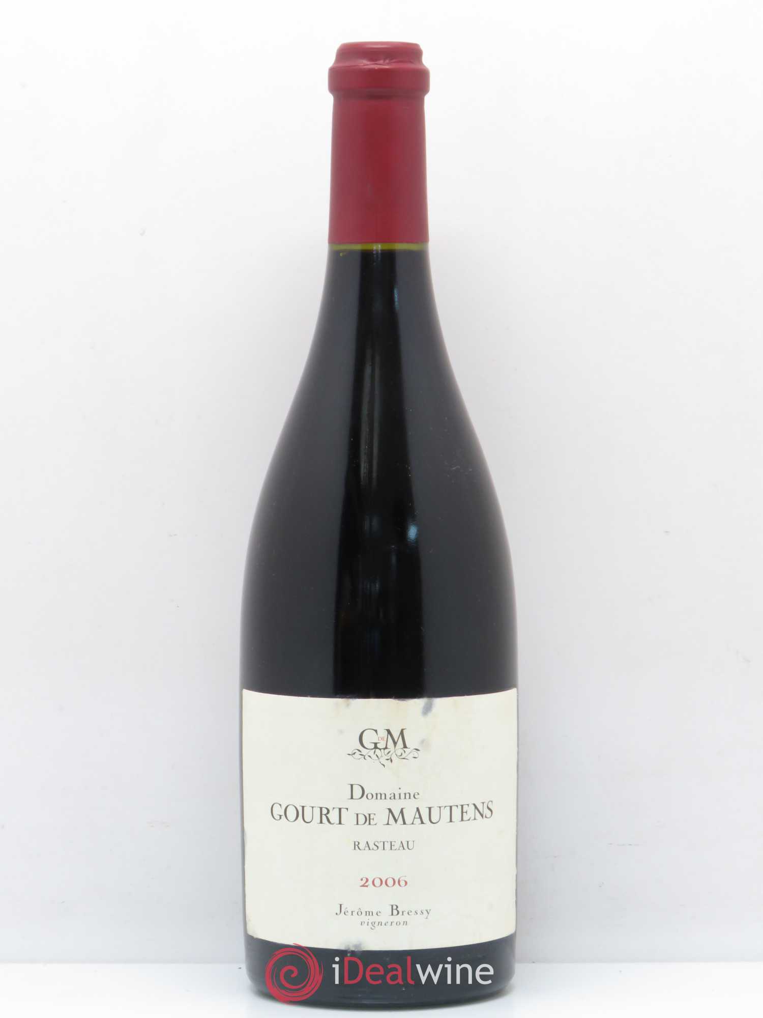Rasteau Domaine Gourt de Mautens - Jérôme Bressy 2006 - Lot de 1 bouteille - 0
