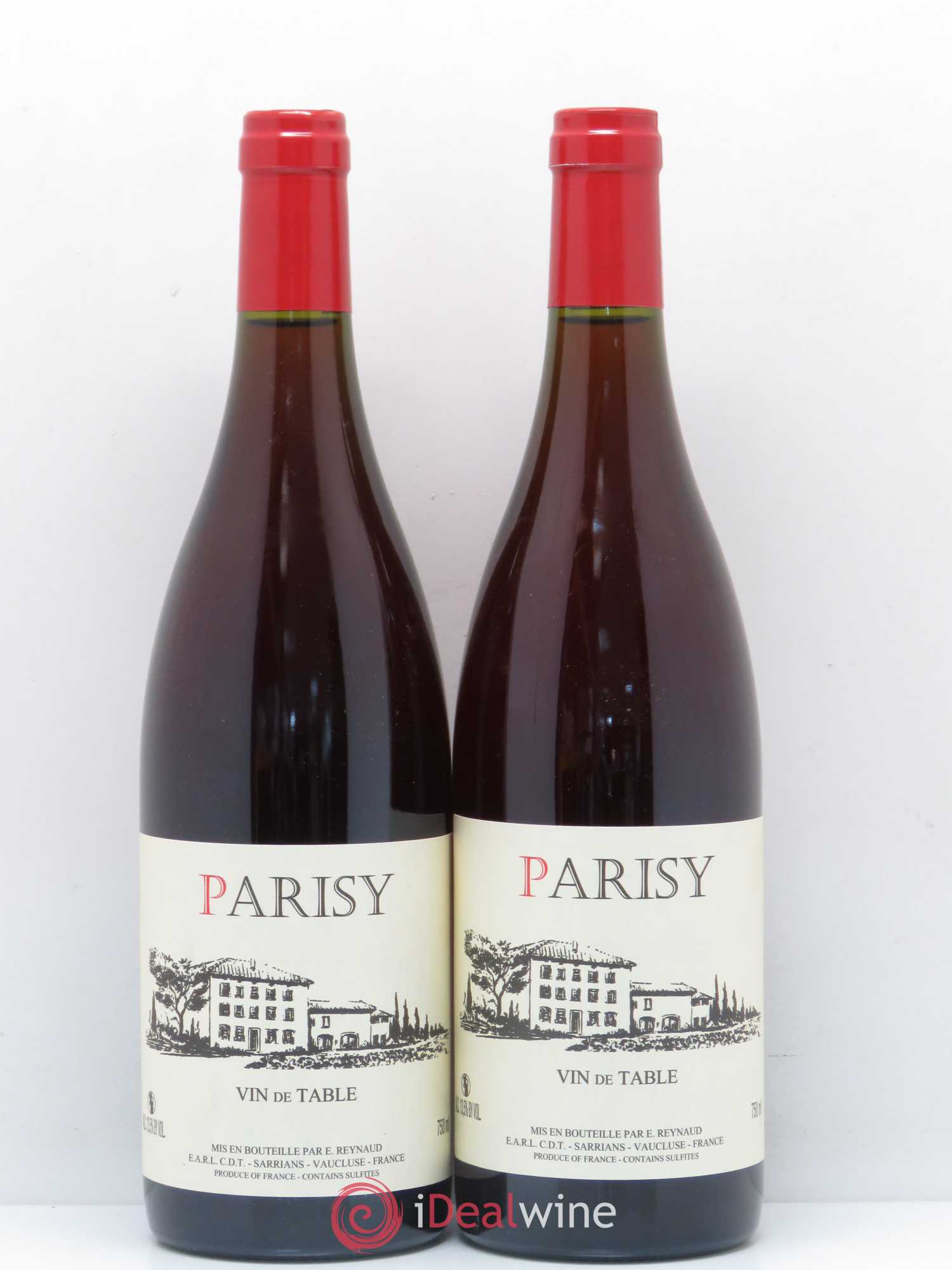 Vin de Table Parisy Emmanuel Reynaud - Posten von 2 Flaschen - 0