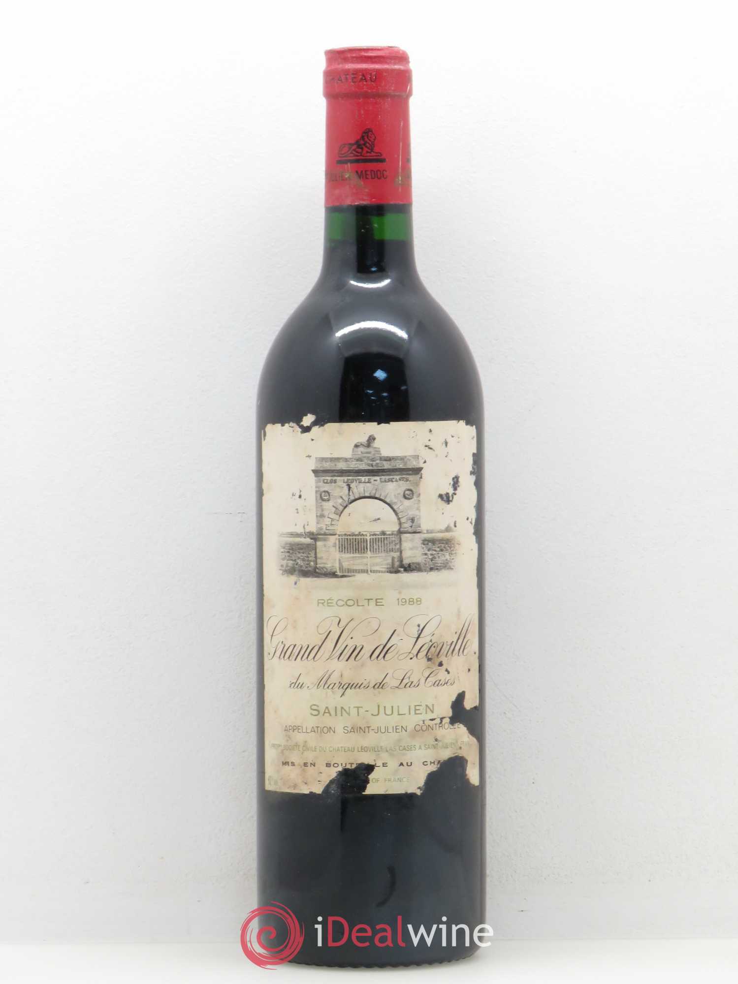 Château Léoville Las Cases 2ème Grand Cru Classé 1988 - Lot de 1 bouteille - 0