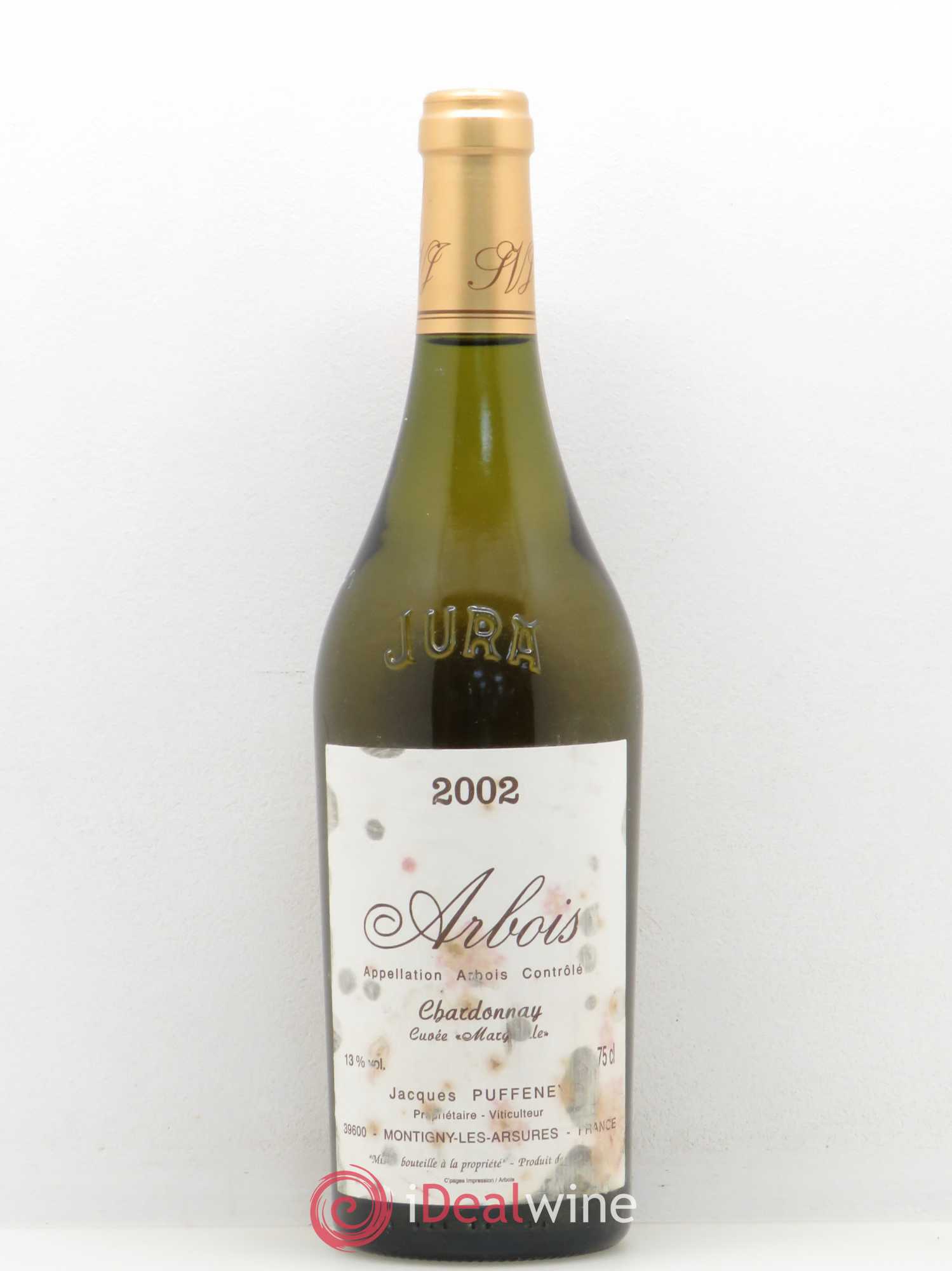 Arbois Chardonnay Jacques Puffeney 2002 - Posten von 1 Flasche - 0