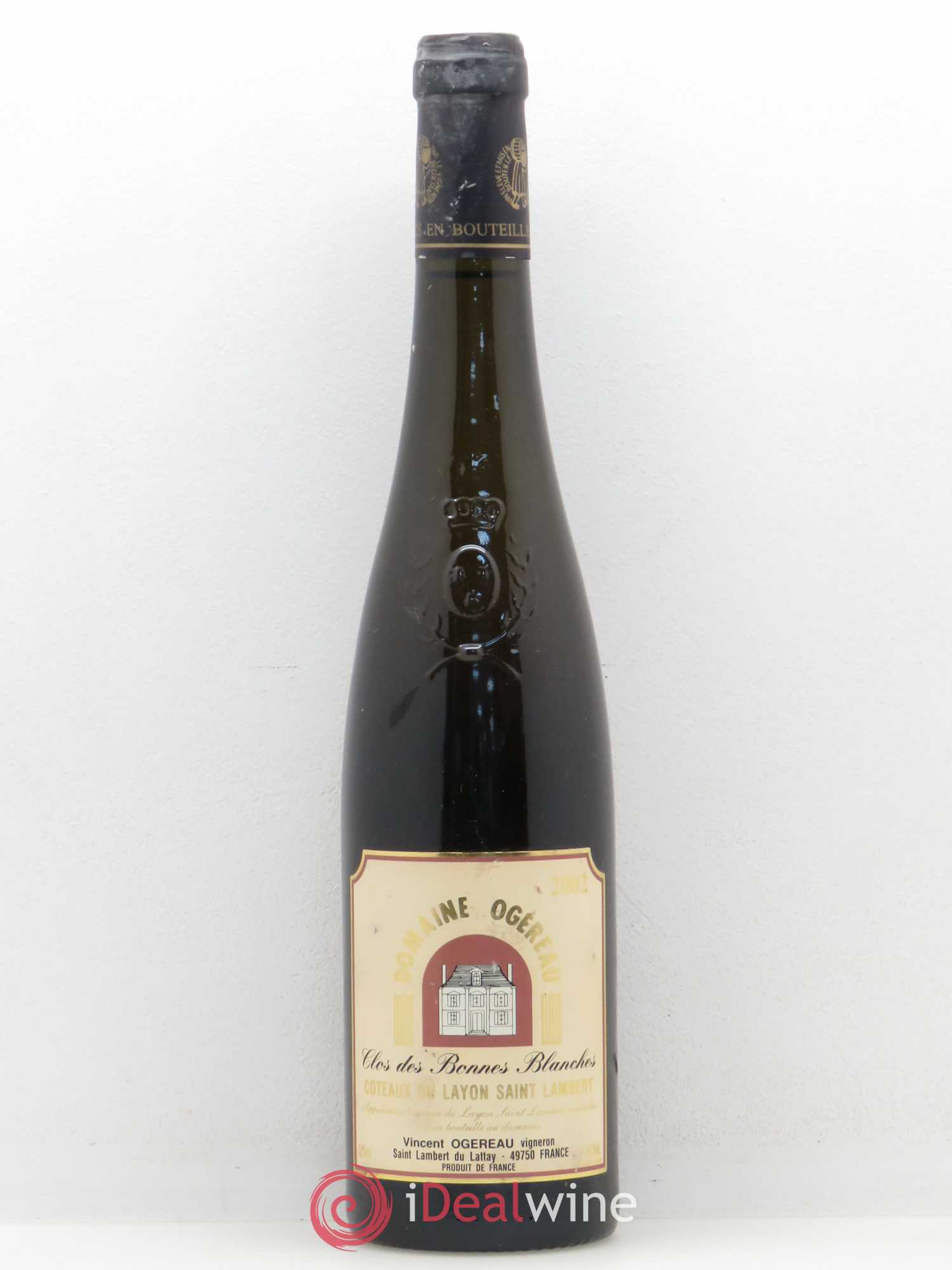 Coteaux du Layon Saint-Lambert Ambroisie Clos des Bonnes Blanches Jo Pithon (Domaine) 2002 - Lotto di 1 bottiglia - 0