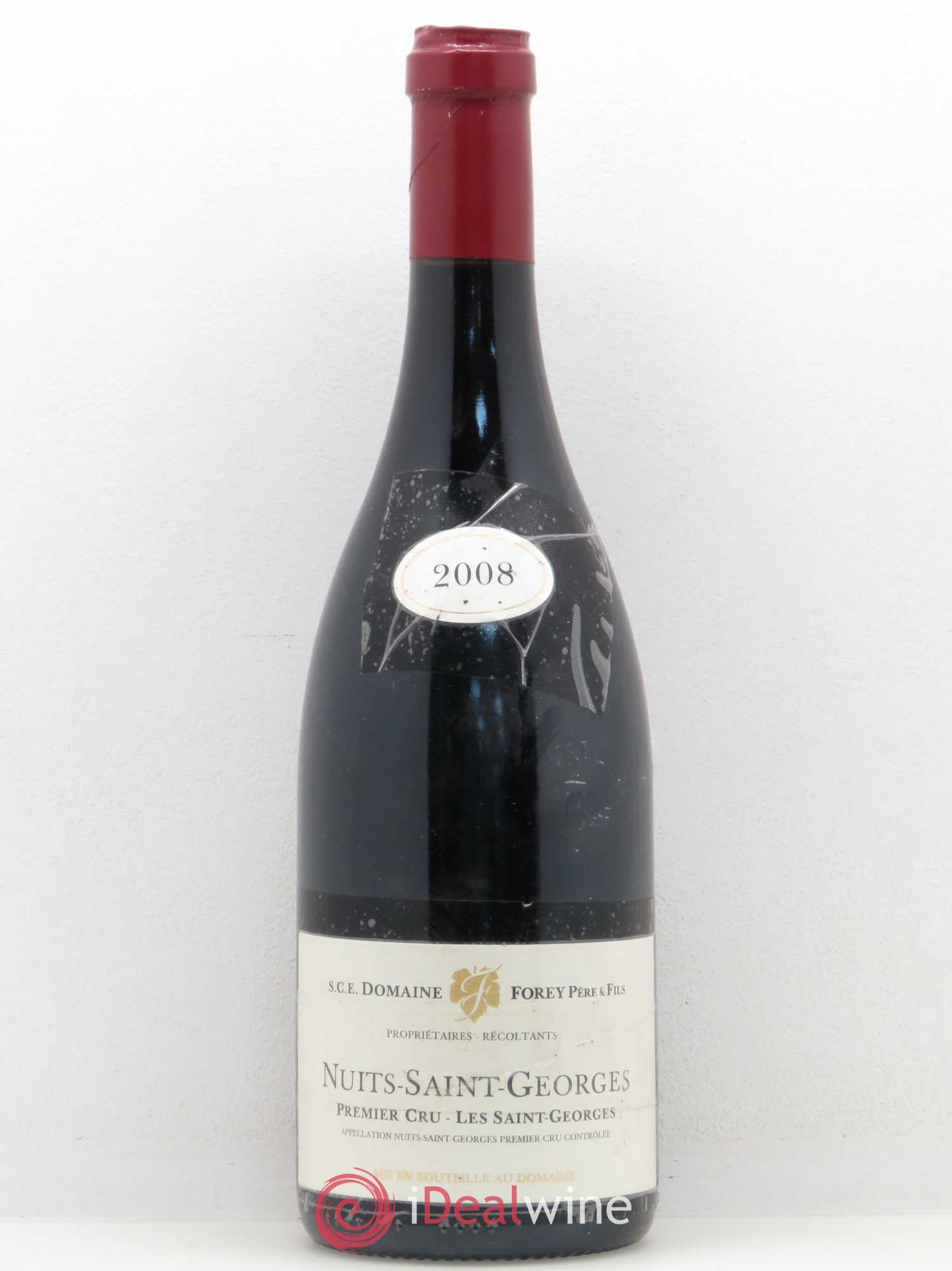 Nuits-Saint-Georges 1er Cru Les Saint Georges Domaine Forey 2008 - Posten von 1 Flasche - 0