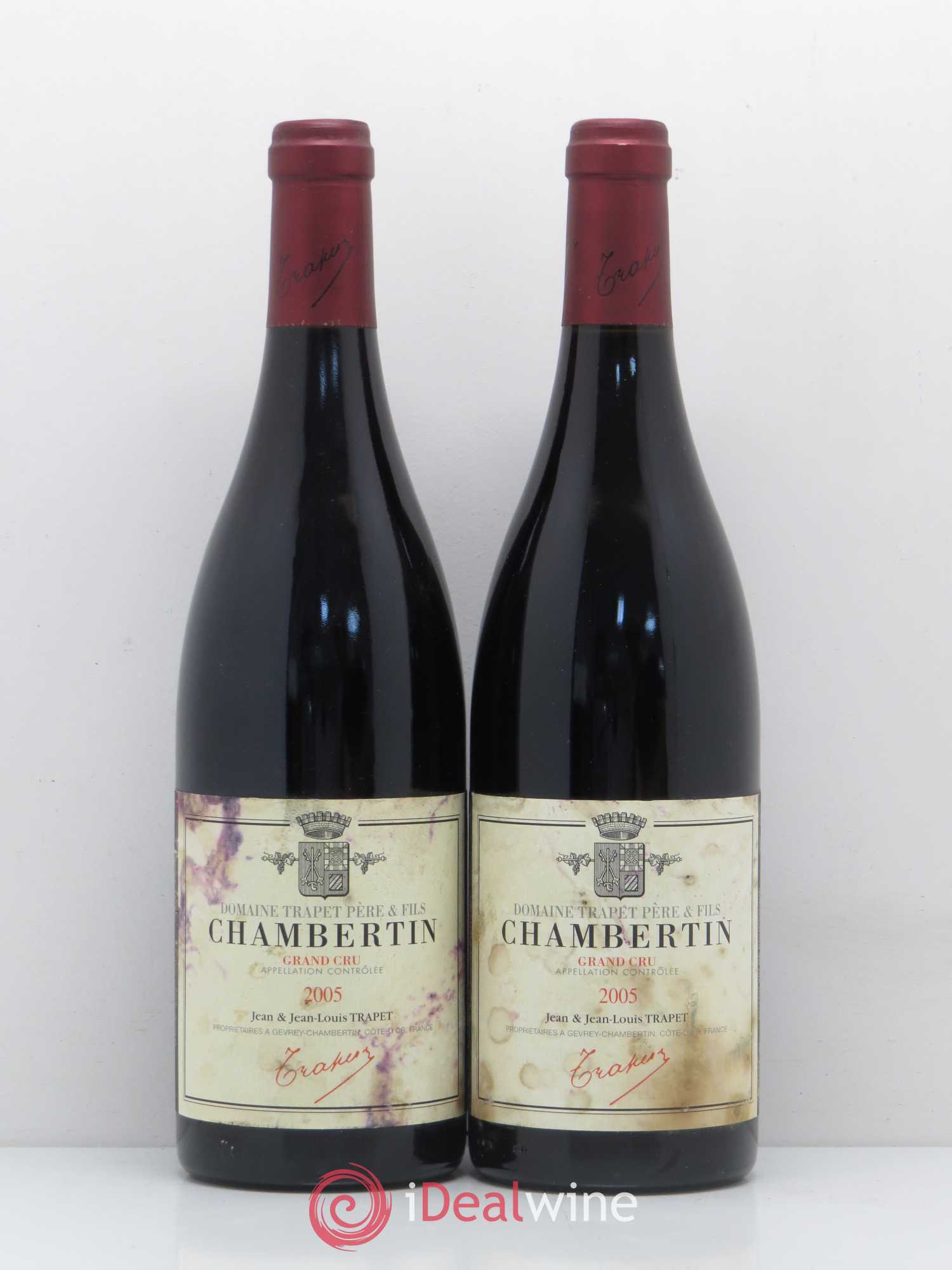 Chambertin Grand Cru Domaine Trapet 2005 - Lot de 2 bouteilles - 0