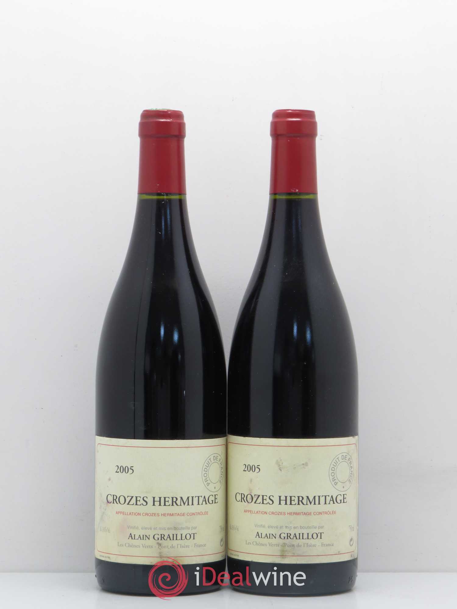Crozes-Hermitage Domaine Graillot 2005 - Lot de 2 bouteilles - 0
