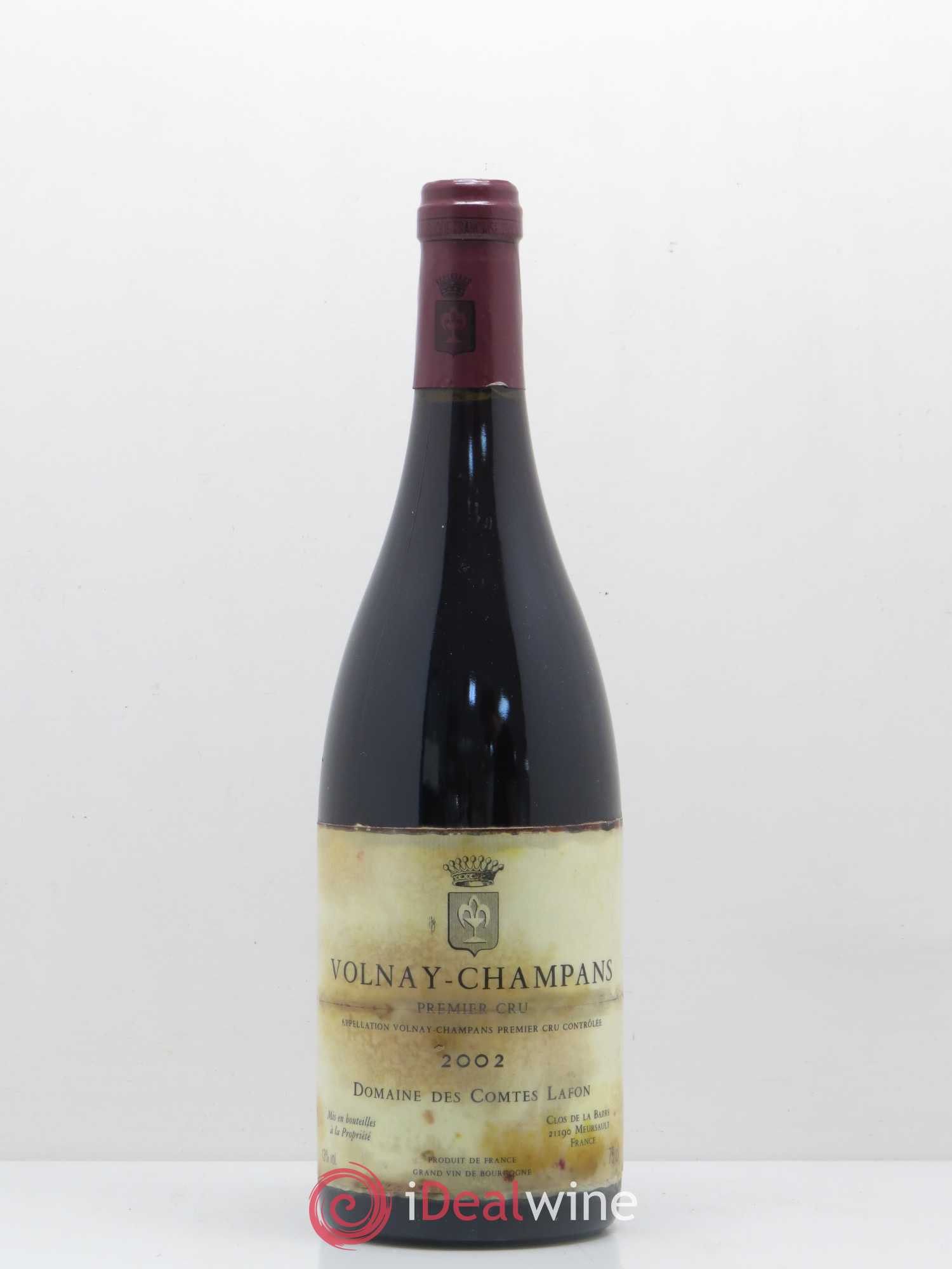 Volnay 1er Cru Champans Comtes Lafon (Domaine des) 2002 - Lot de 1 bouteille - 0