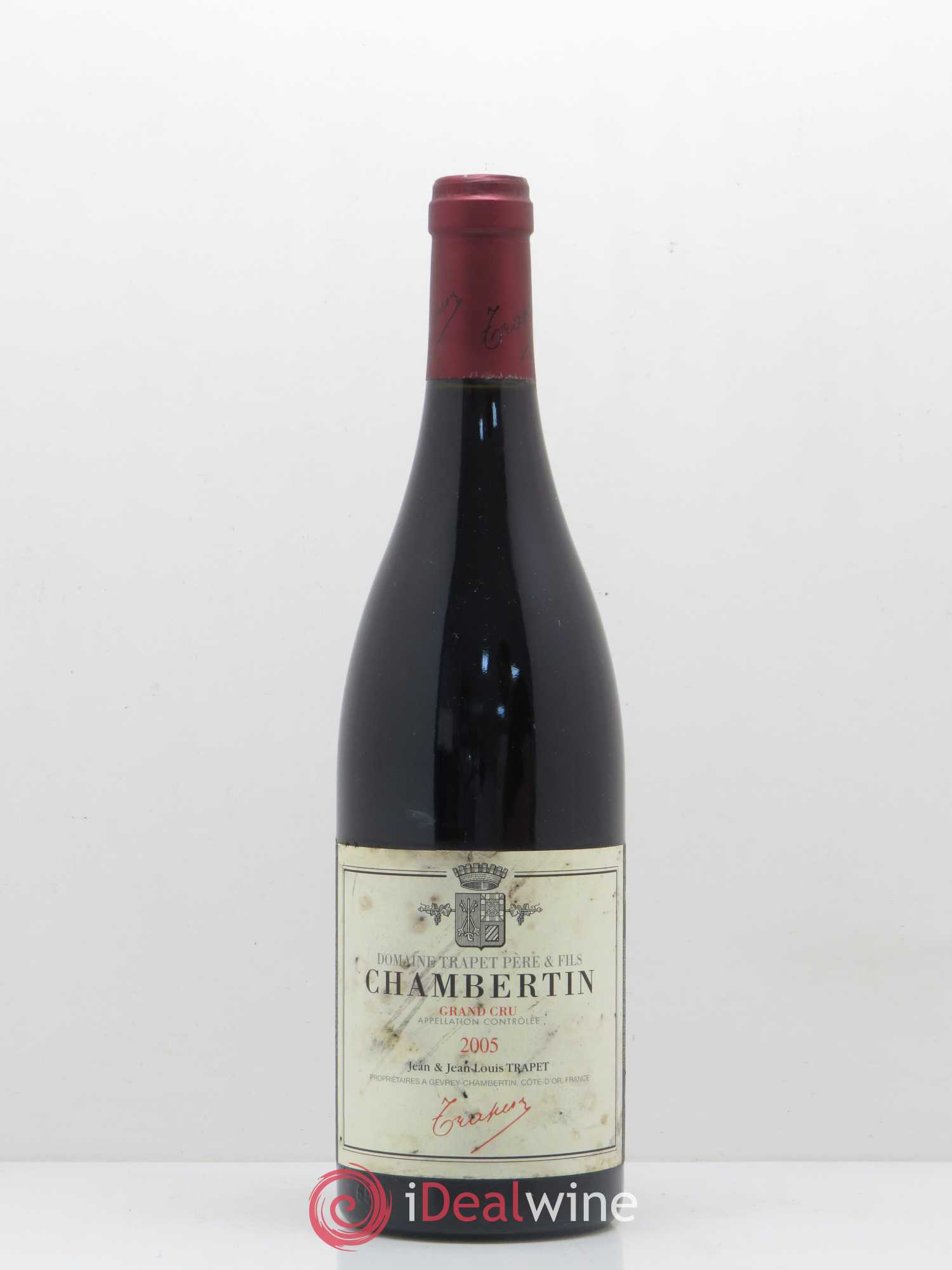 Chambertin Grand Cru Domaine Trapet 2005 - Lot de 1 bouteille - 0