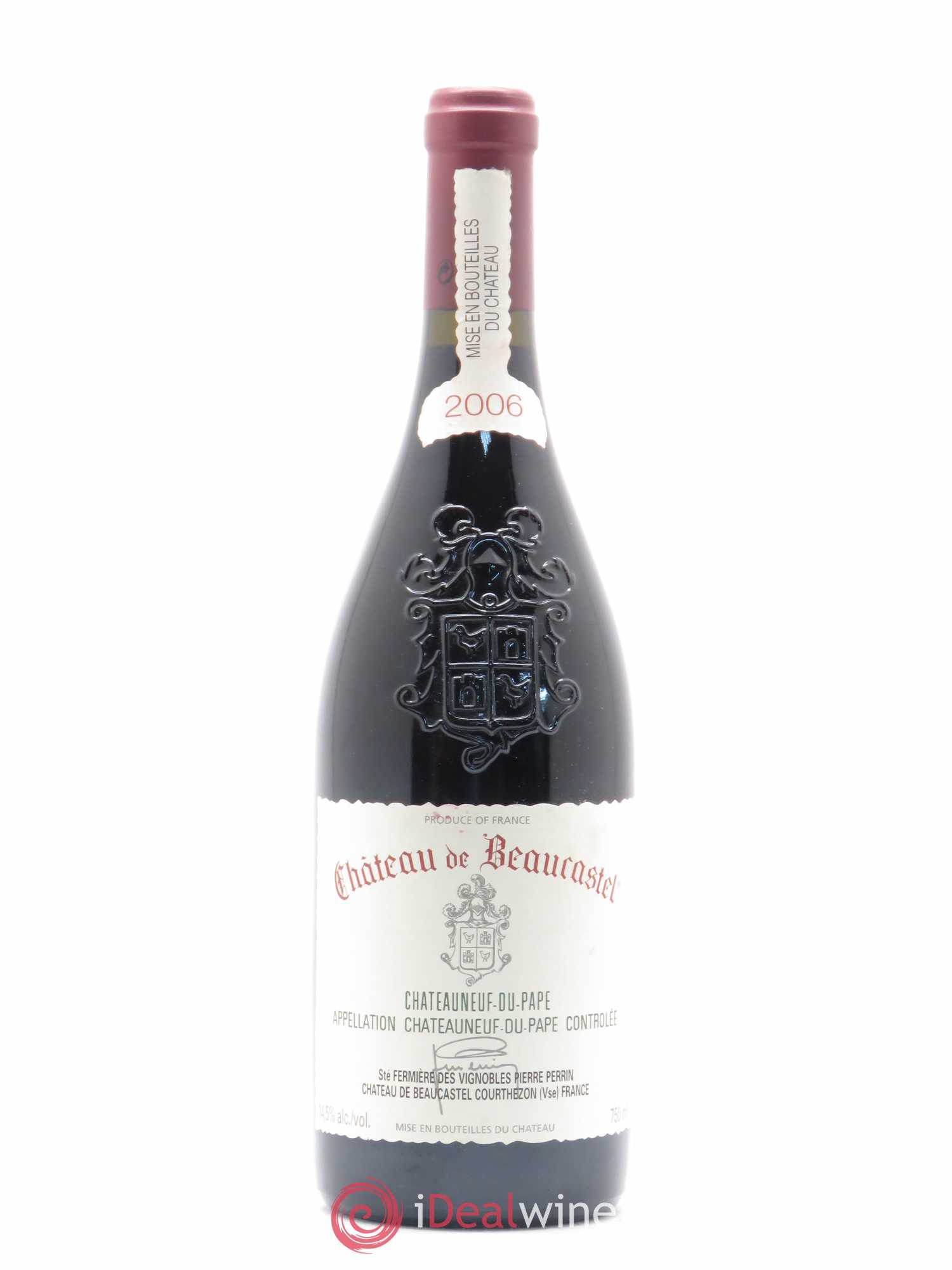Châteauneuf-du-Pape Château de Beaucastel Famille Perrin 2006 - Lot de 1 bouteille - 0