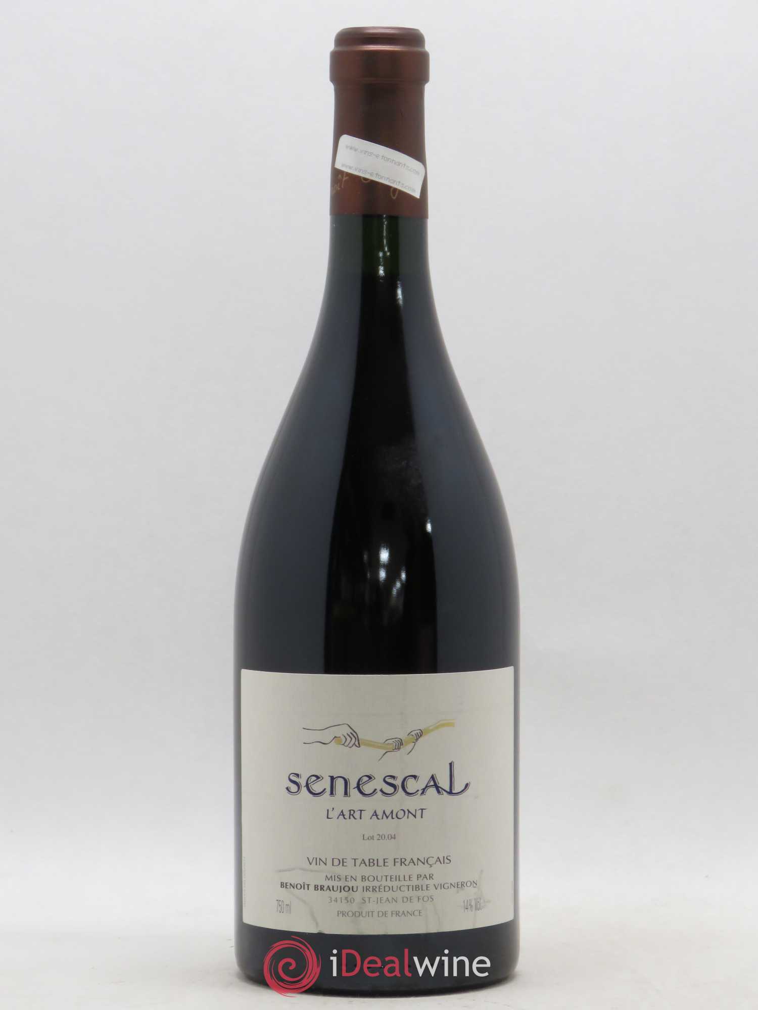 Vin de France Senescal L'Art Amont Benoît Braujou (sans prix de réserve) 2004 - Posten von 1 Flasche - 0