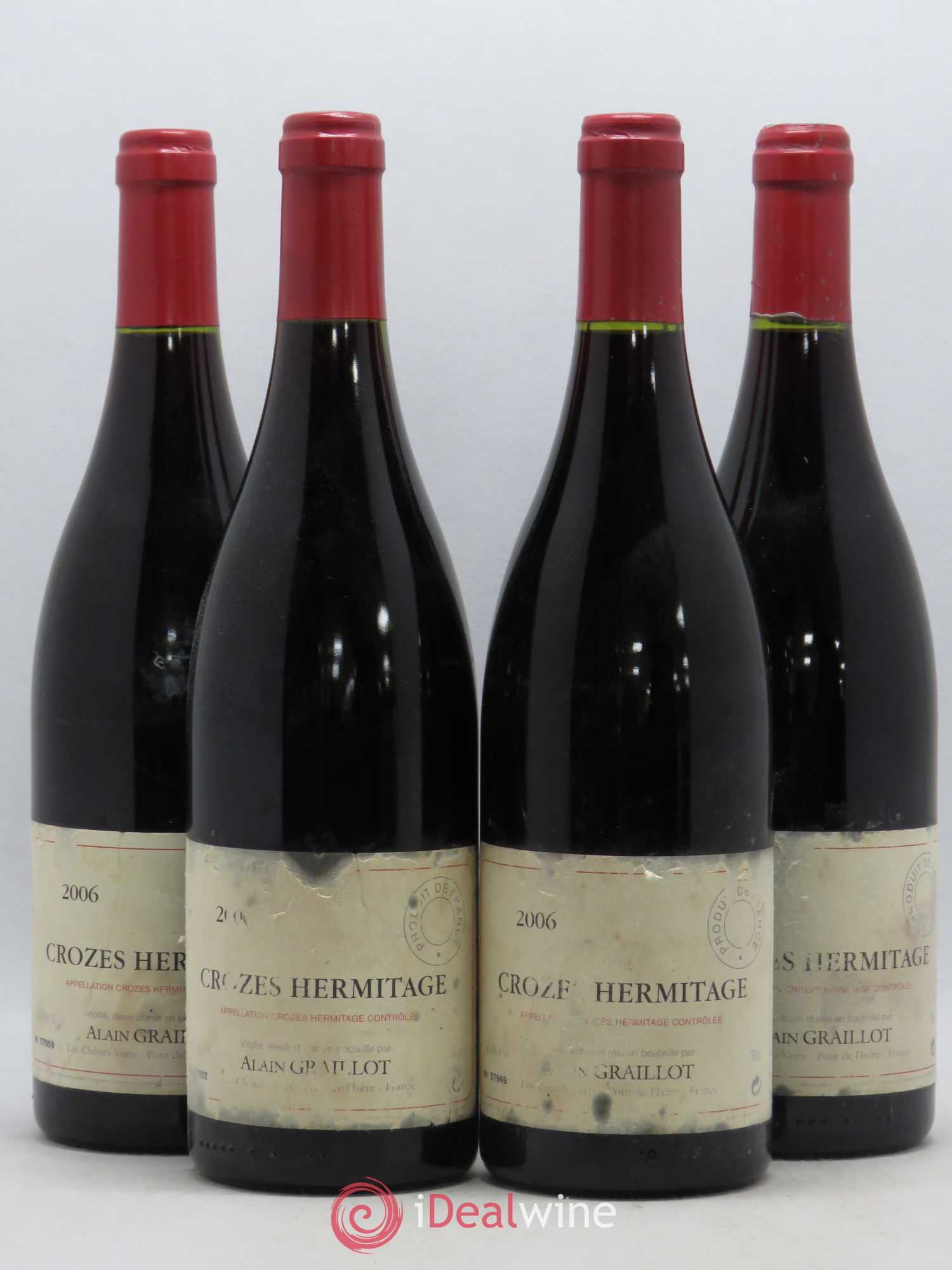 Crozes-Hermitage Domaine Graillot 2006 - Lot de 4 bouteilles - 0