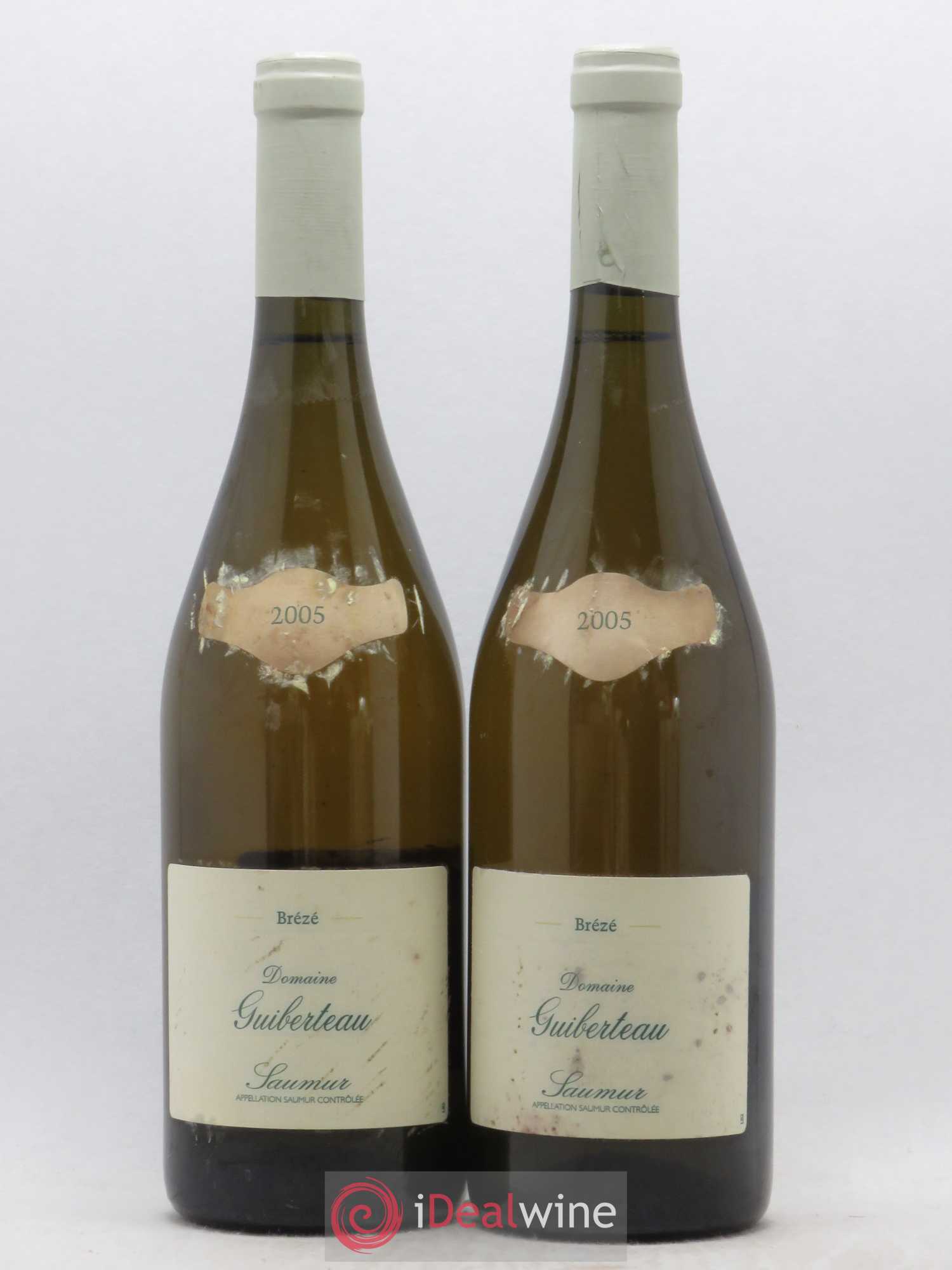 Saumur Brézé Domaine Guiberteau 2005 - Lot de 2 bouteilles - 0