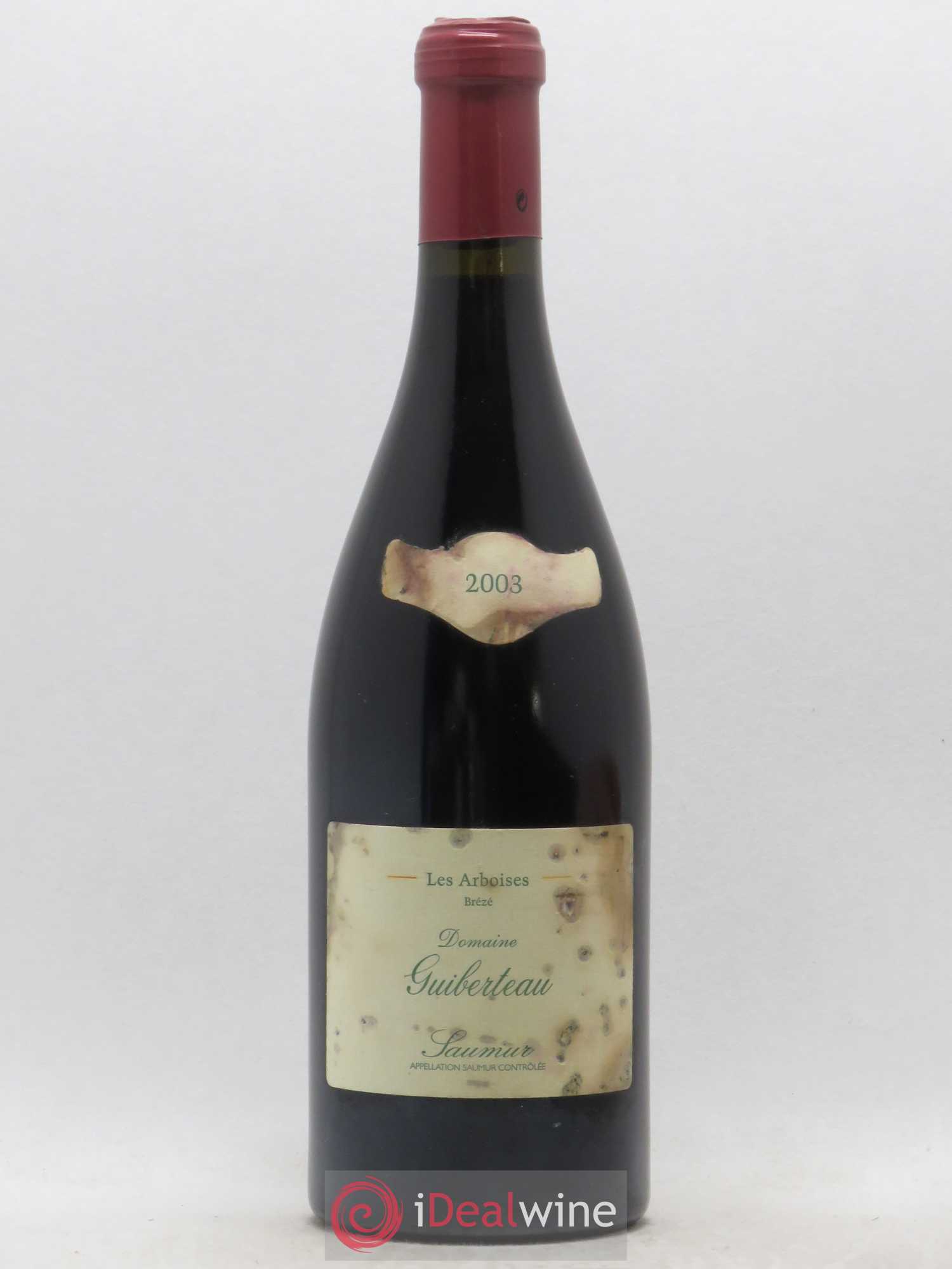 Saumur Les Arboises Domaine Guiberteau 2003 - Lot de 1 bouteille - 0