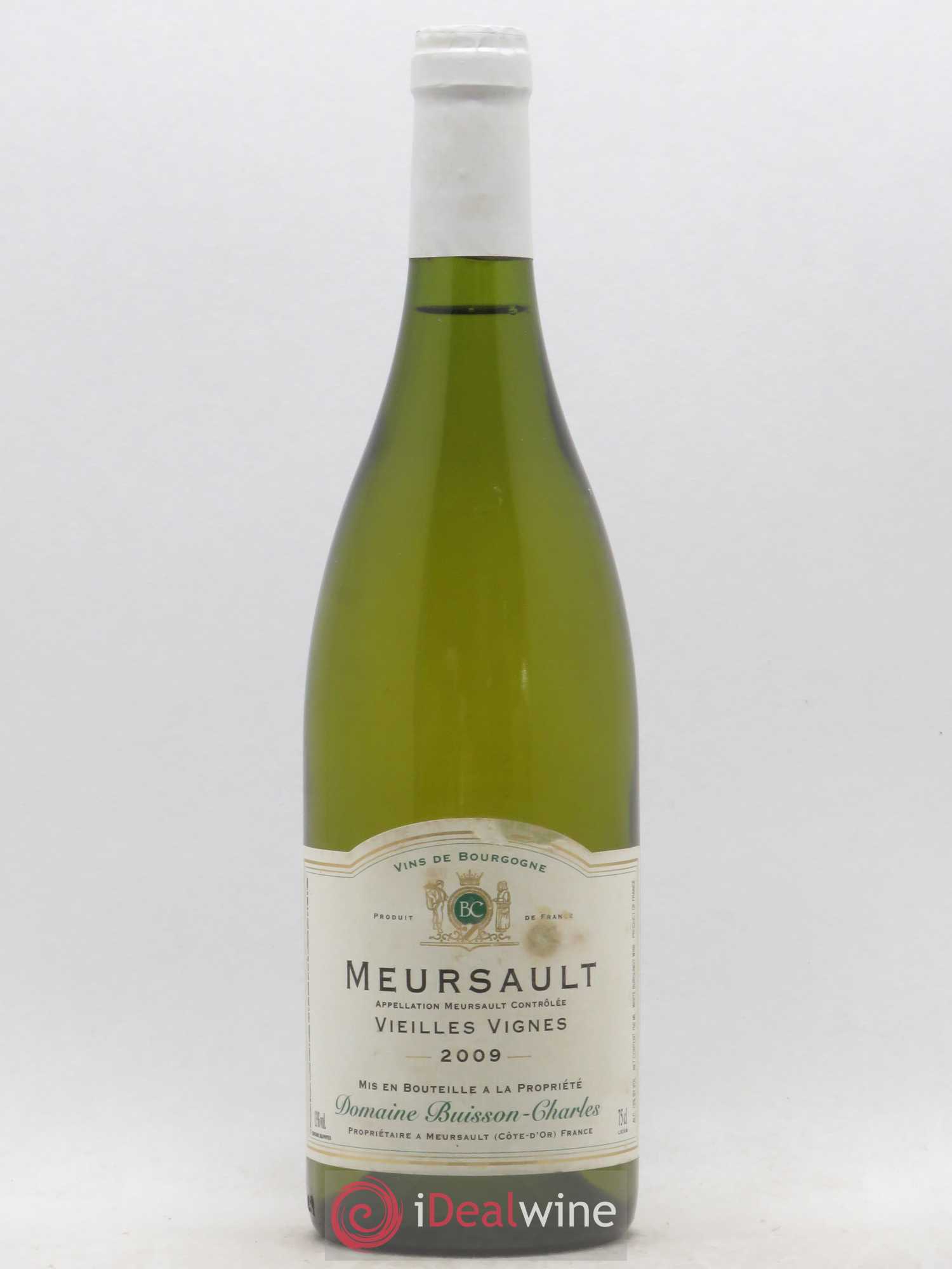 Meursault Vieilles Vignes Buisson-Charles (Domaine) 2009 - Lot de 1 bouteille - 0