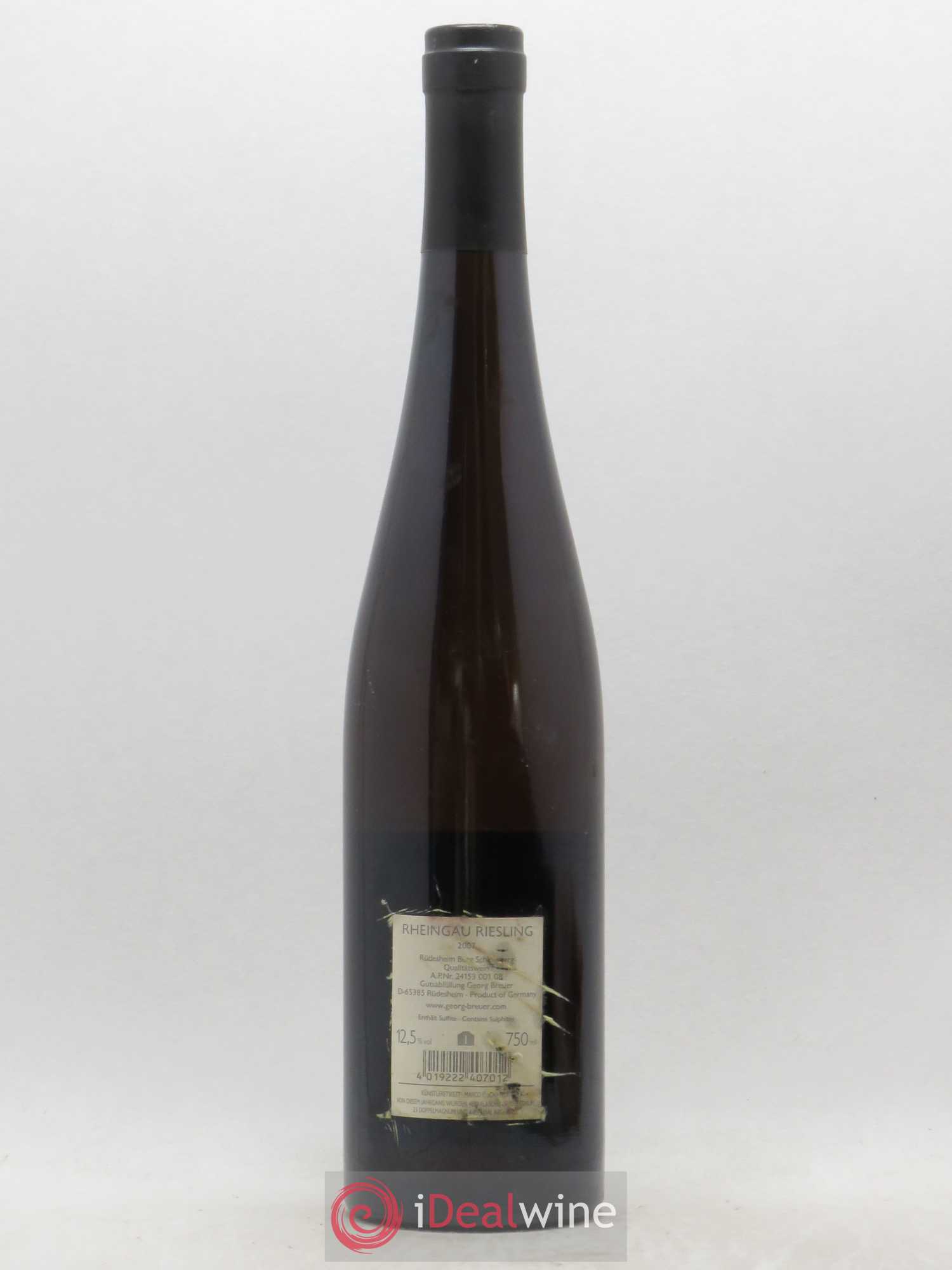 Allemagne Rheingau Riesling Schlossberg Georg Breuer 2007 - Posten von 1 Flasche - 1