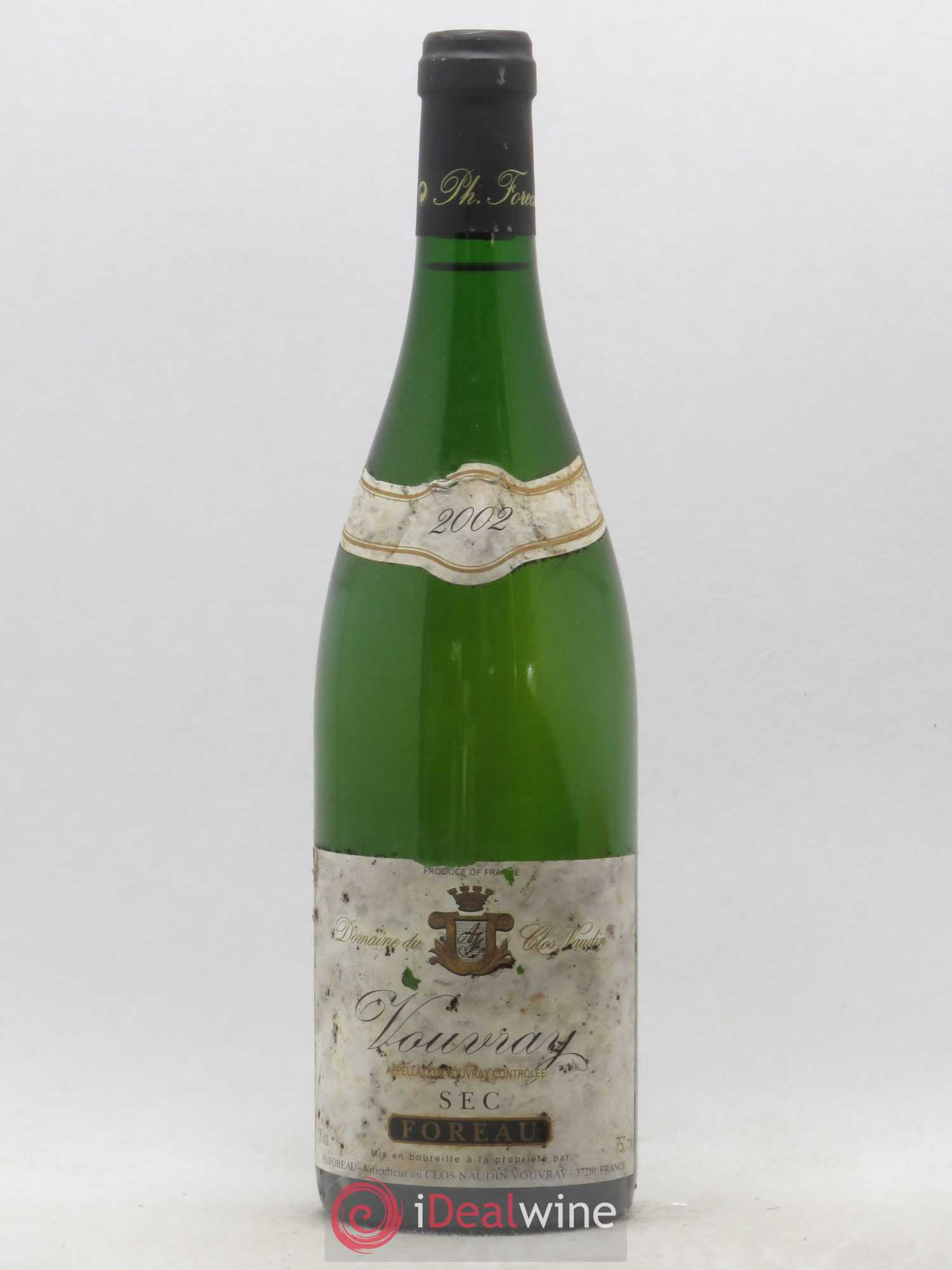 Vouvray Sec Clos Naudin - Philippe Foreau 2002 - Lot de 1 bouteille - 0