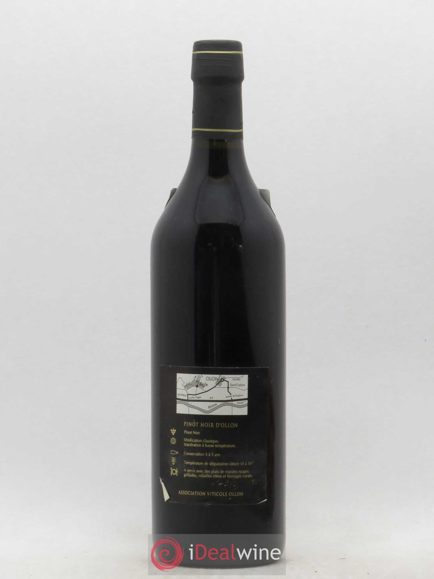 Vins Etrangers Suisse District d'Aigle Pinot noir Association Viticole D'Ollon 2001 - Posten von 1 Flasche - 1