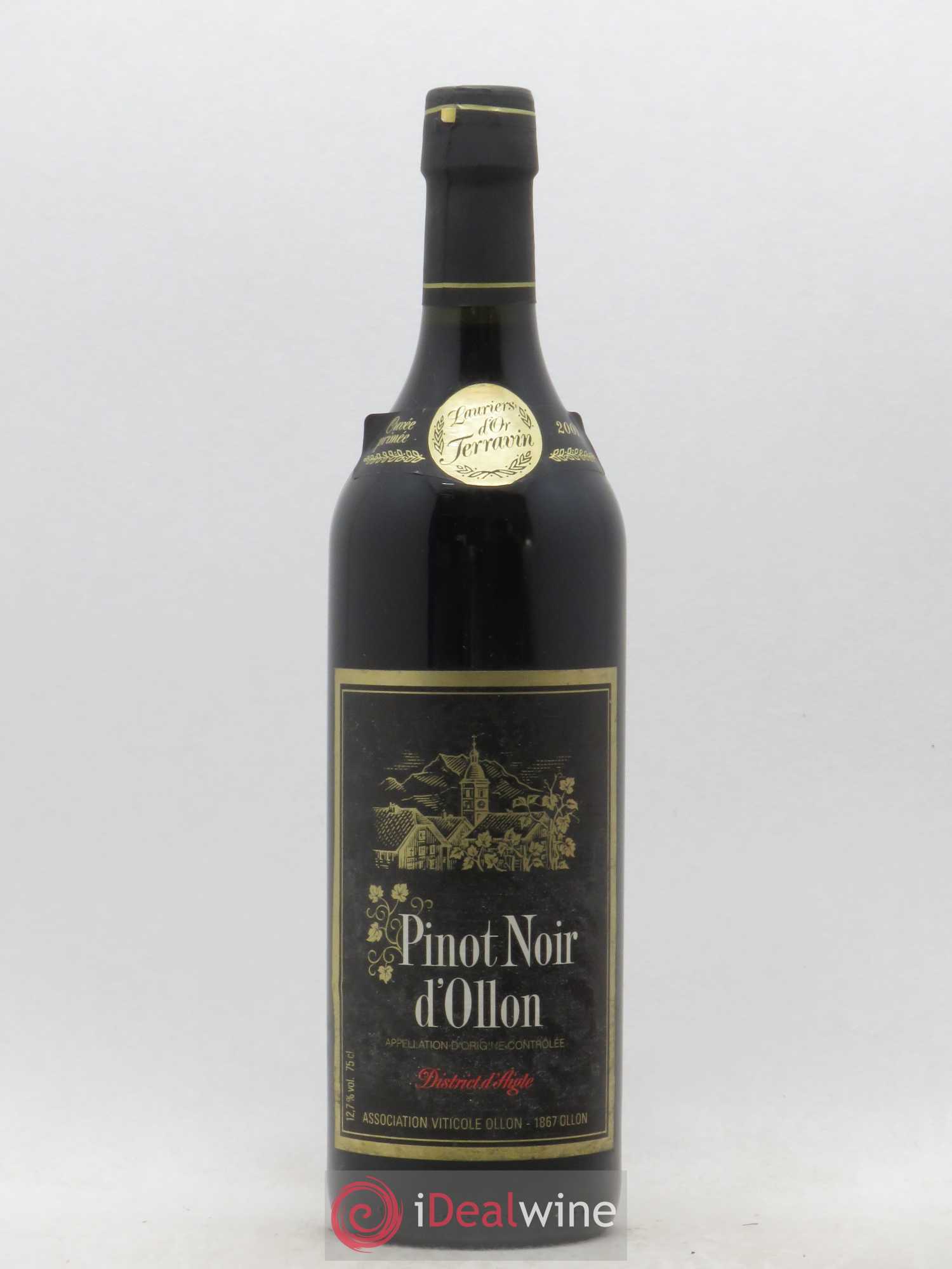 Vins Etrangers Suisse District d'Aigle Pinot noir Association Viticole D'Ollon 2001 - Posten von 1 Flasche - 0