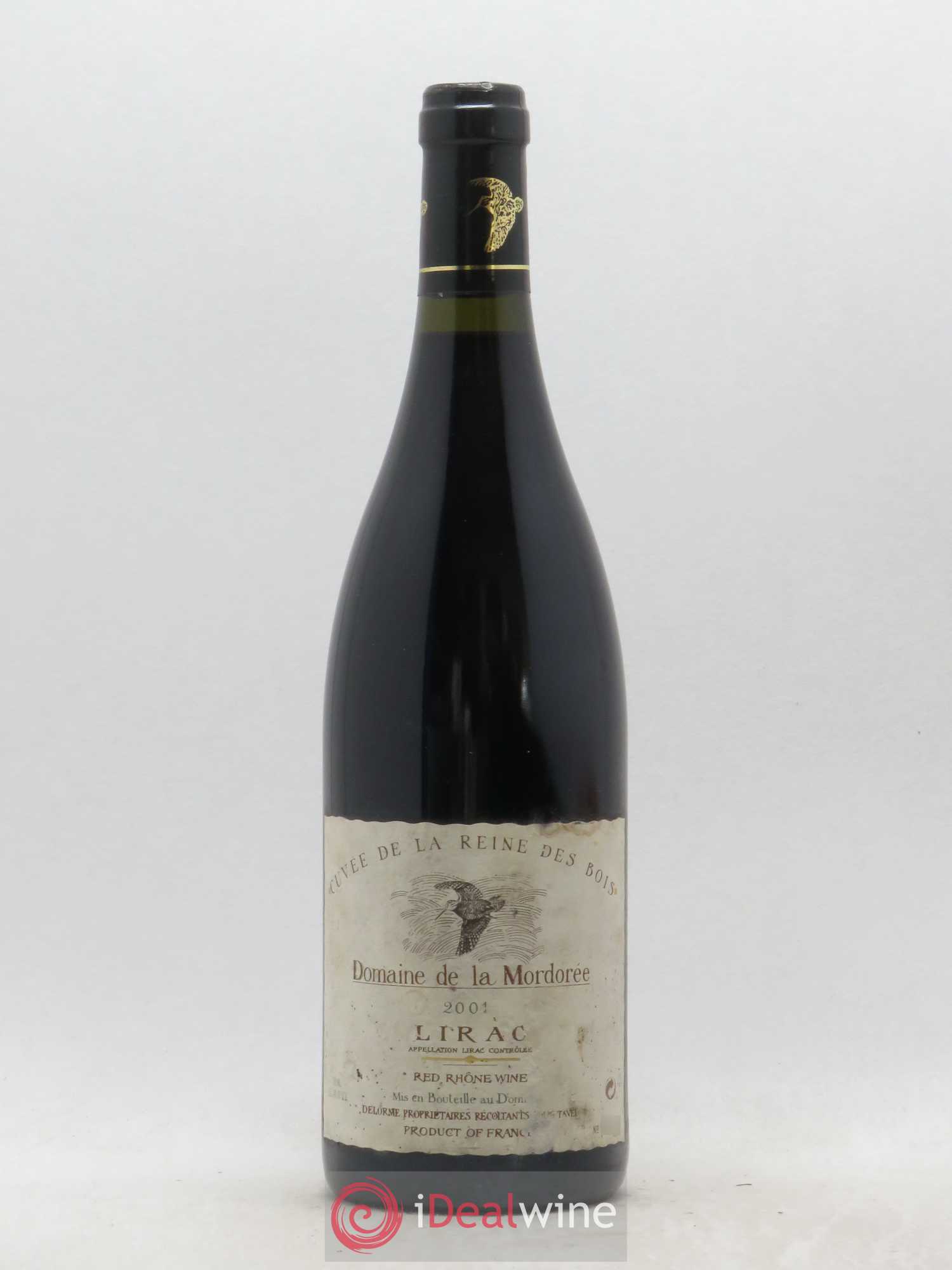 Lirac Cuvée Reine des Bois La Mordorée (Domaine de) 2001 - Lot de 1 bouteille - 0