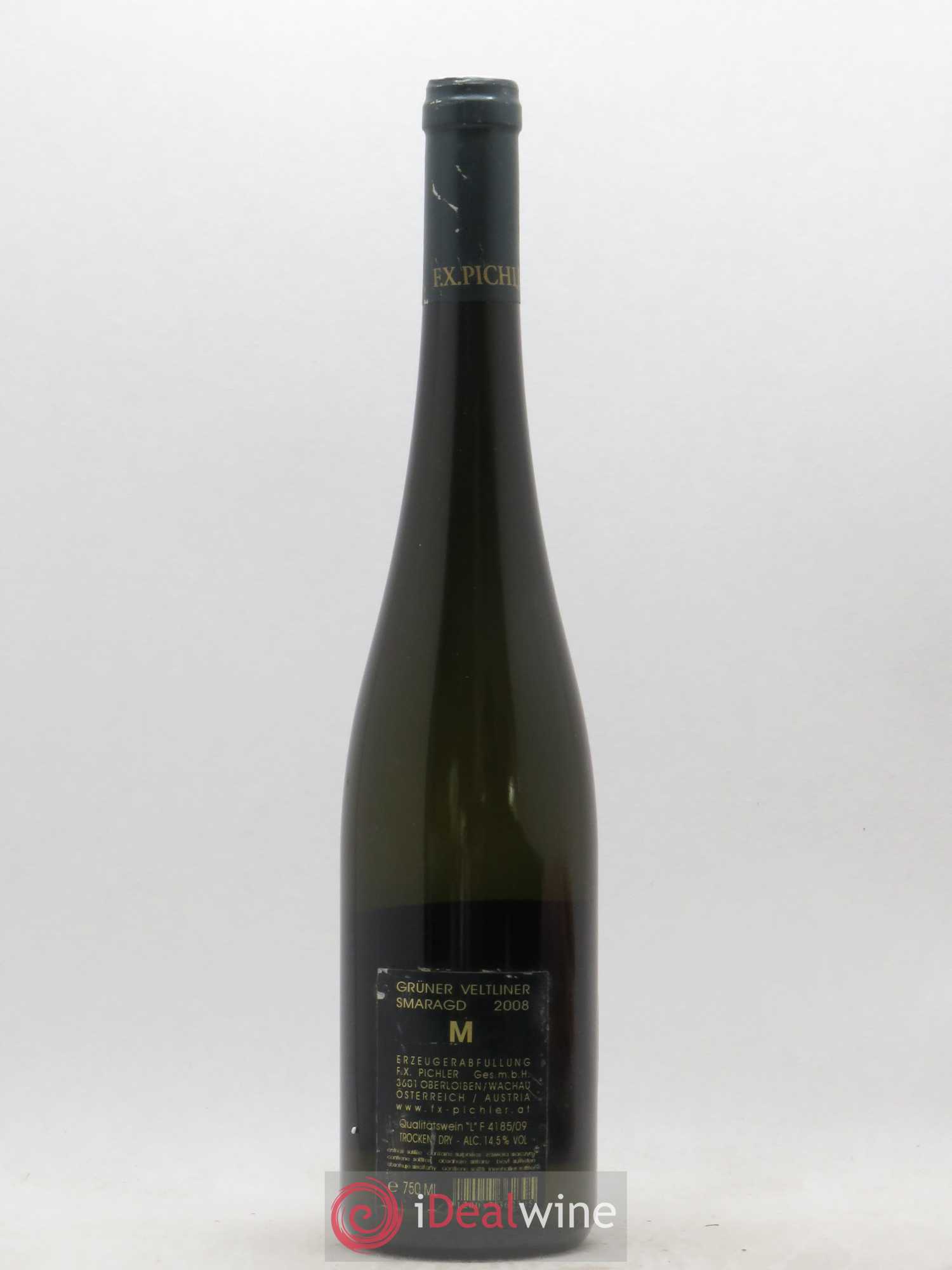 Autriche Wachau Gruner Veltliner Smaragd - FX Pichler 2008 - Posten von 1 Flasche - 1