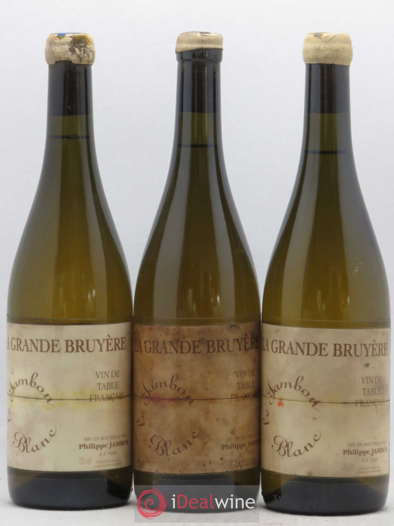 Vin de France Le Jambon Blanc - La Grande Bruyère - Philippe Jambon 2004 - Posten von 3 Flaschen - 0
