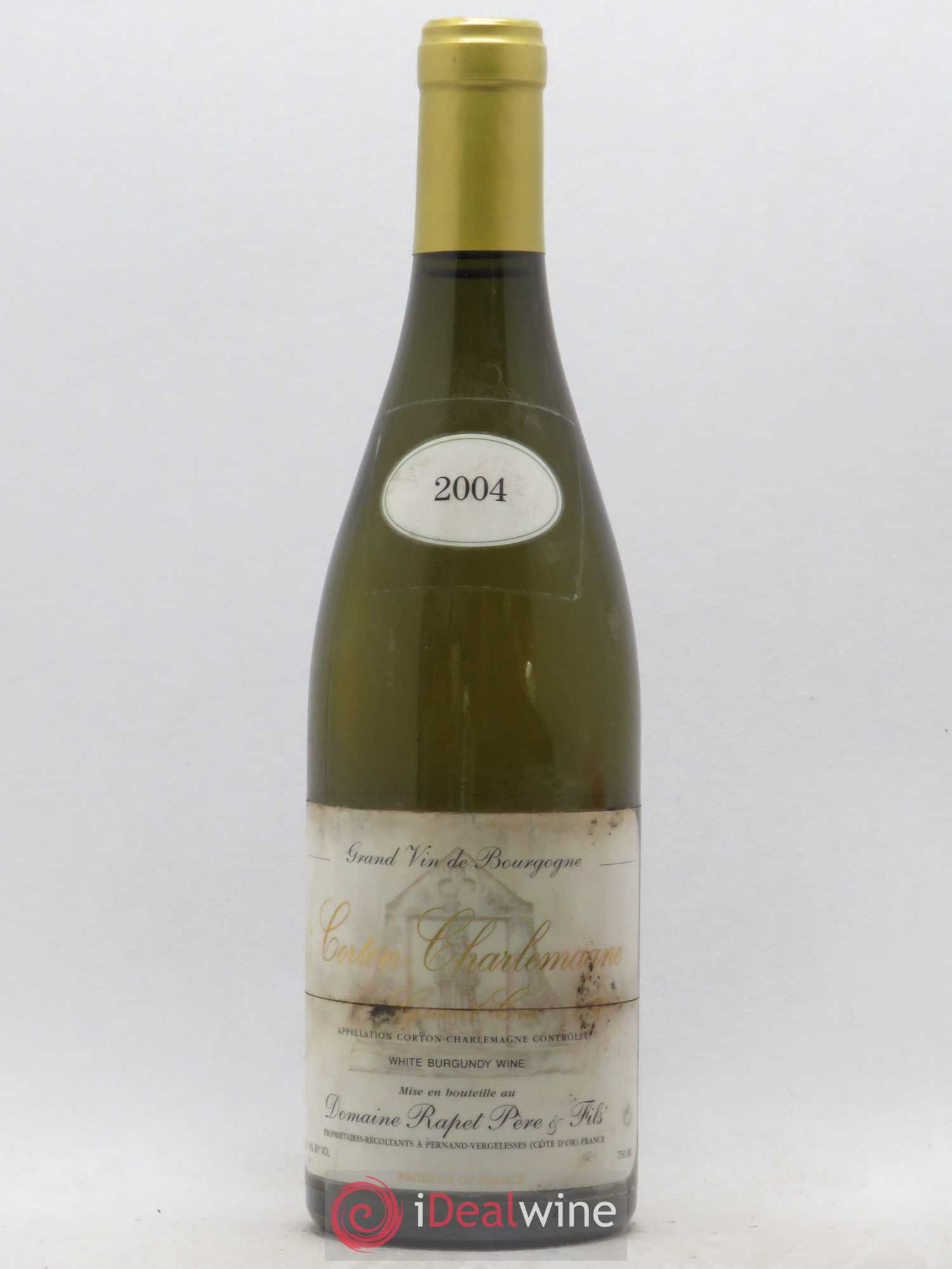 Corton-Charlemagne Grand Cru Rapet Père & Fils 2004 - Lot de 1 bouteille - 0