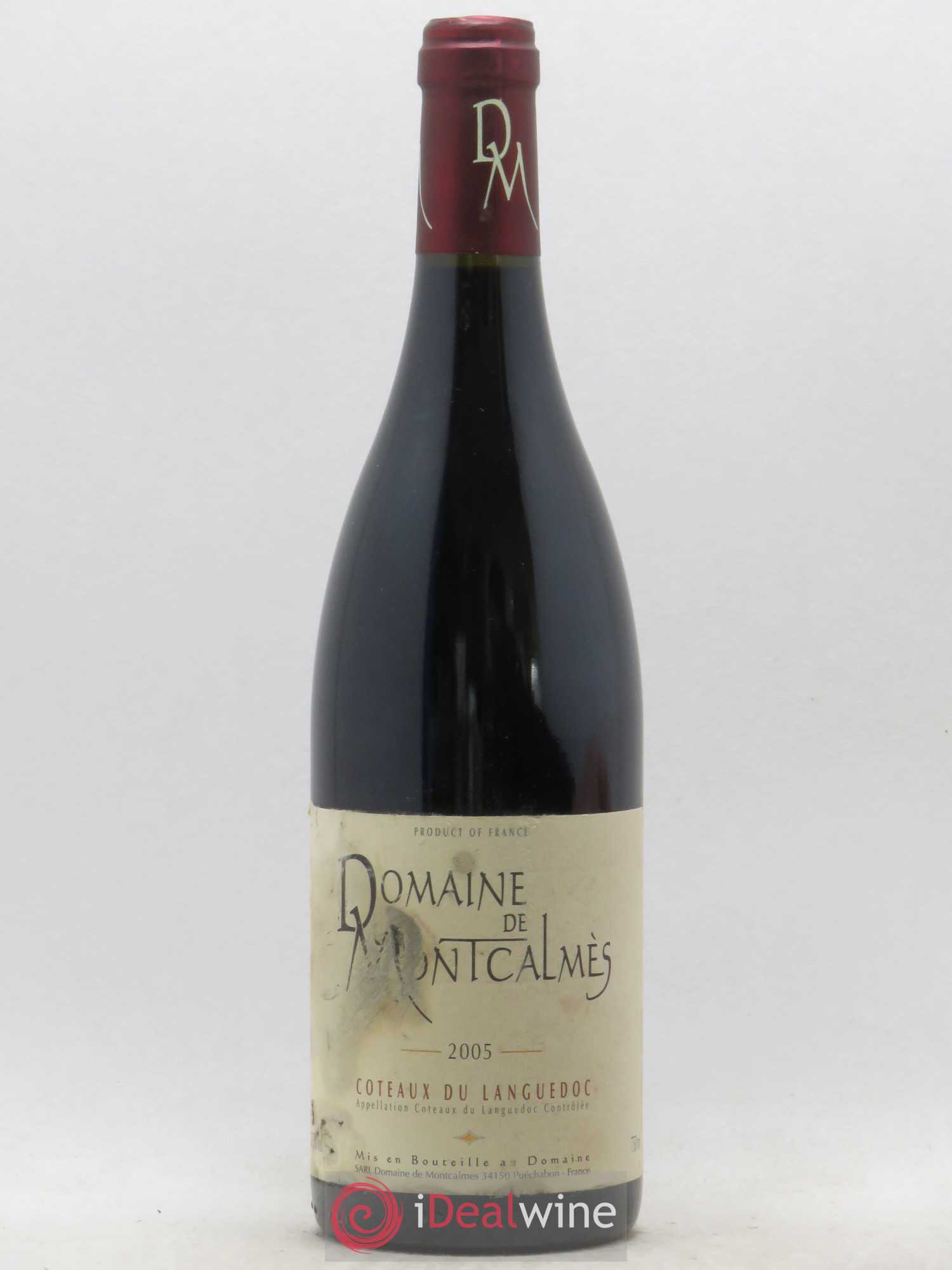 Terrasses du Larzac Domaine de Montcalmès Frédéric Pourtalié 2005 - Lot de 1 bouteille - 0