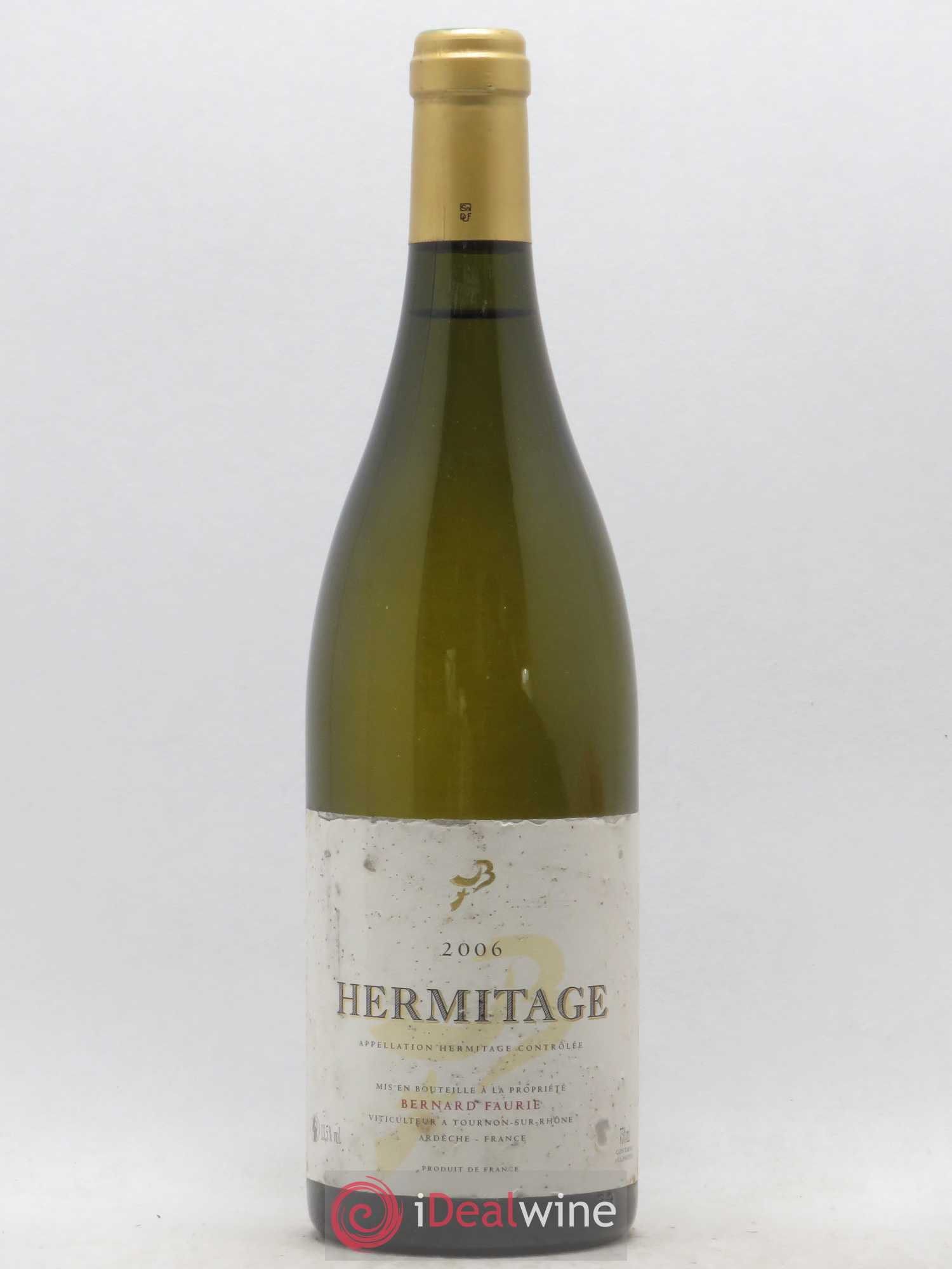 Hermitage Bernard Faurie 2006 - Lot de 1 bouteille - 0