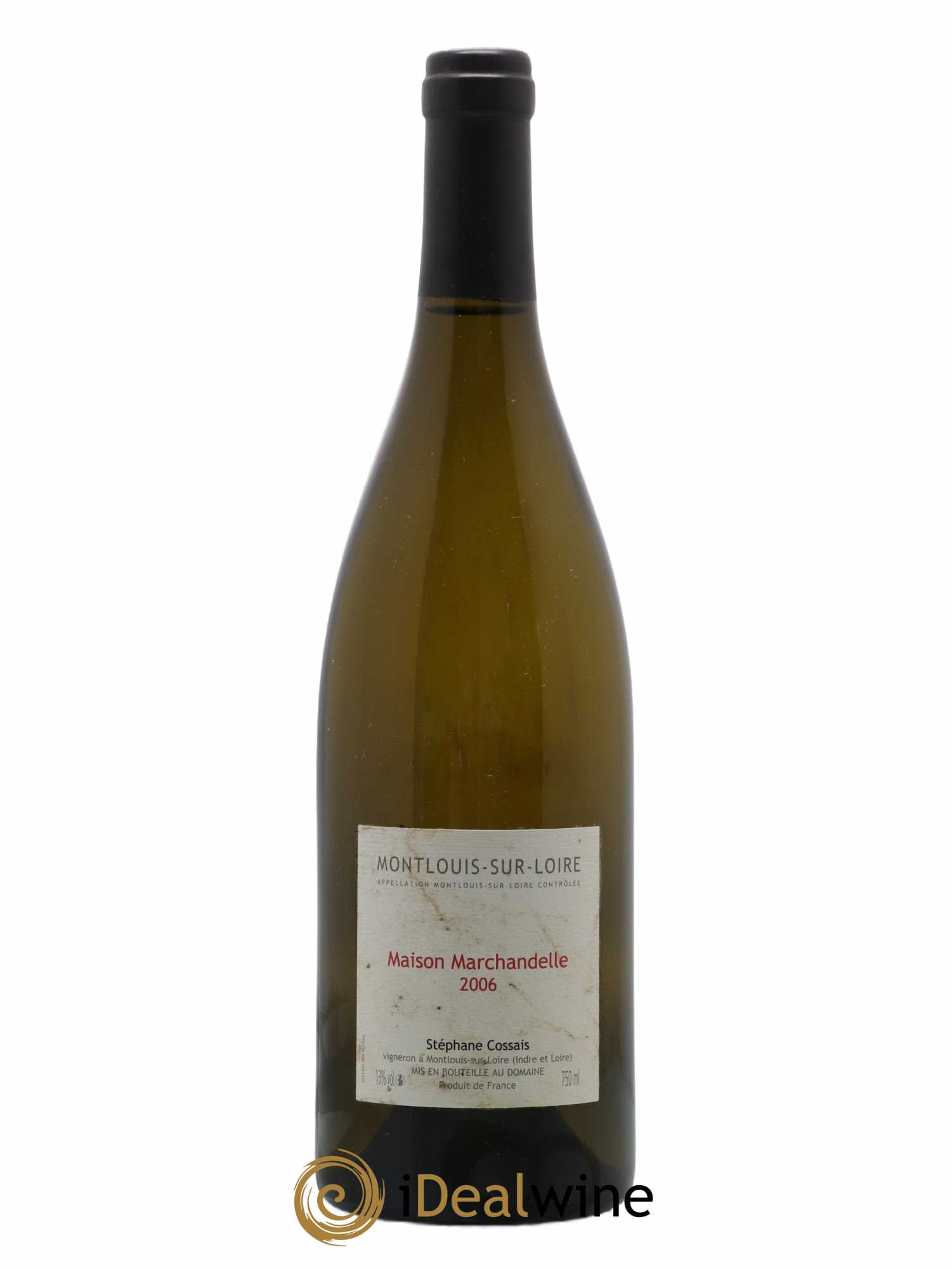 Montlouis-sur-Loire Maison Marchandelle Stéphane Cossais 2006 - Lot de 1 bouteille - 0