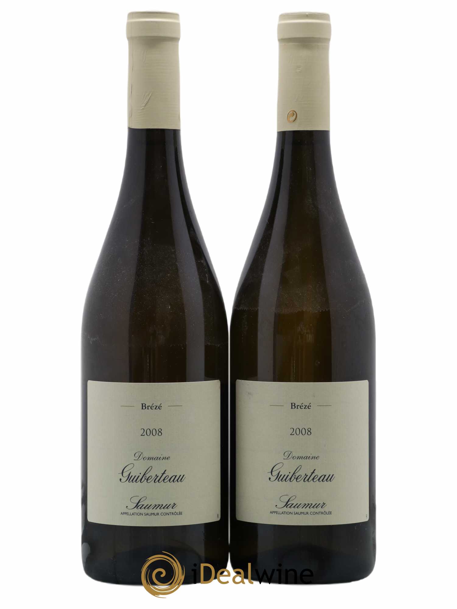 Saumur Brézé Domaine Guiberteau 2008 - Lot de 2 bouteilles - 0