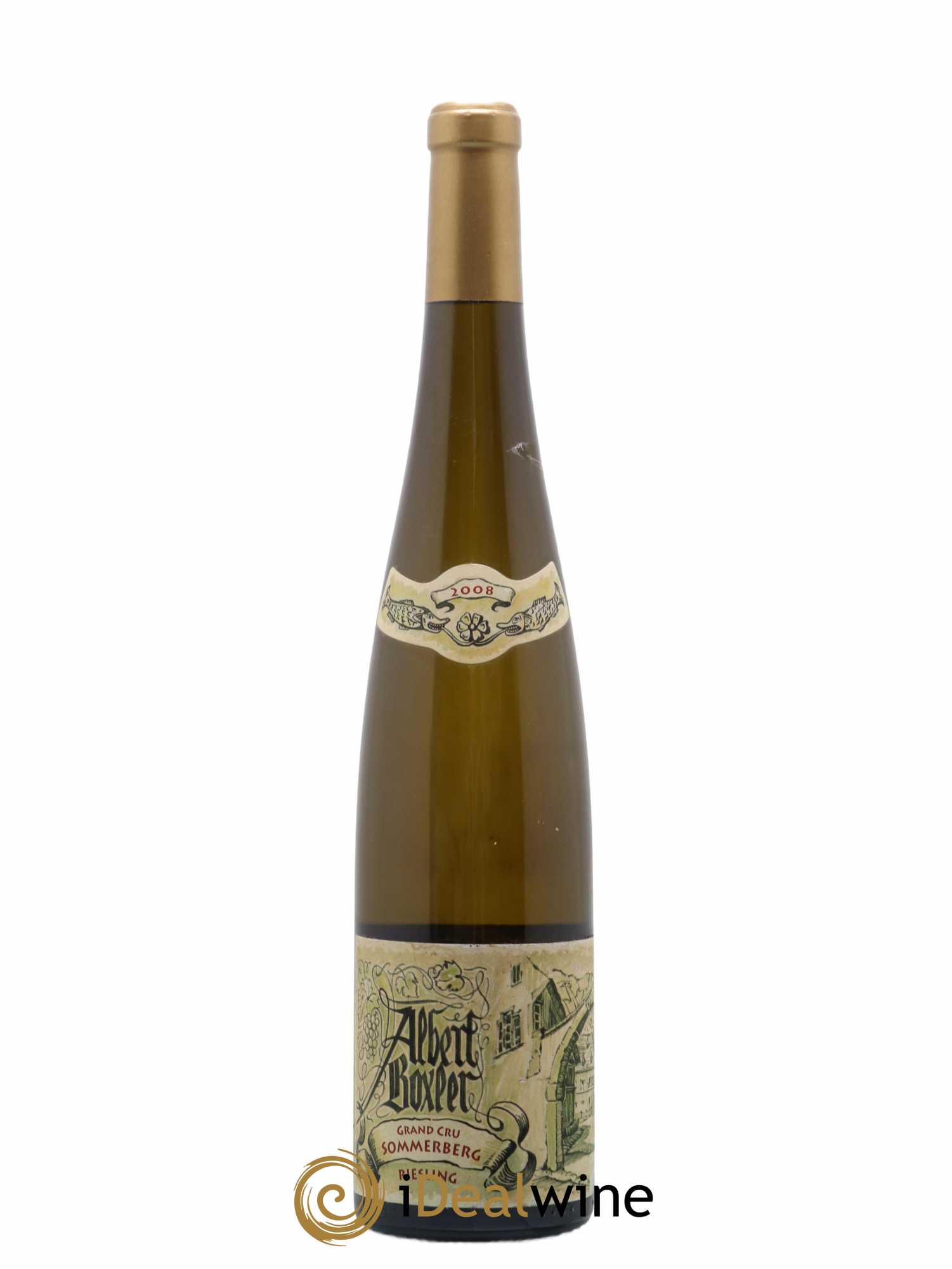 Alsace Riesling Grand Cru Sommerberg Albert Boxler 2008 - Lot de 1 bouteille - 0