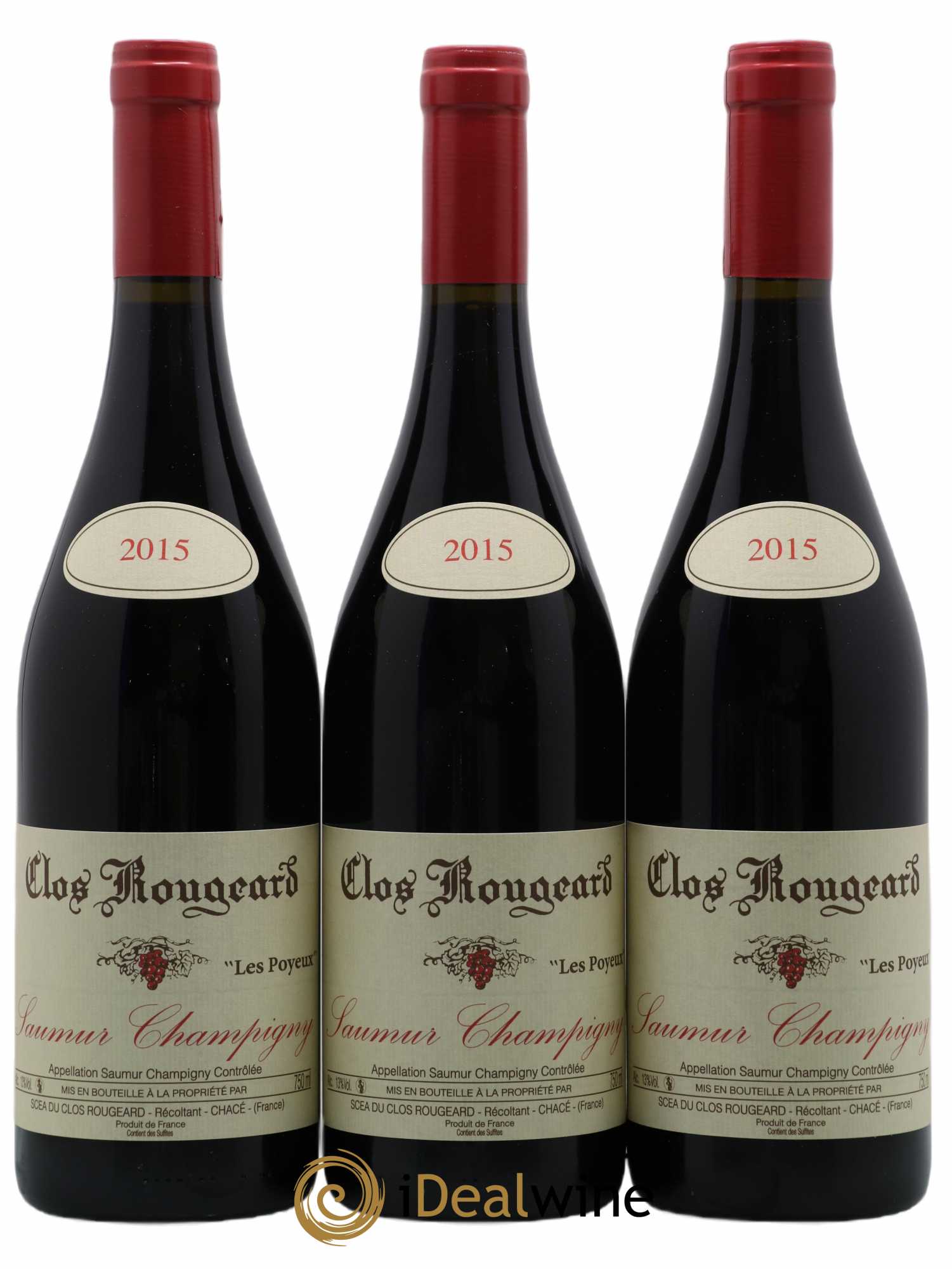 Saumur-Champigny Les Poyeux Clos Rougeard 2015 - Lot de 3 bouteilles - 0