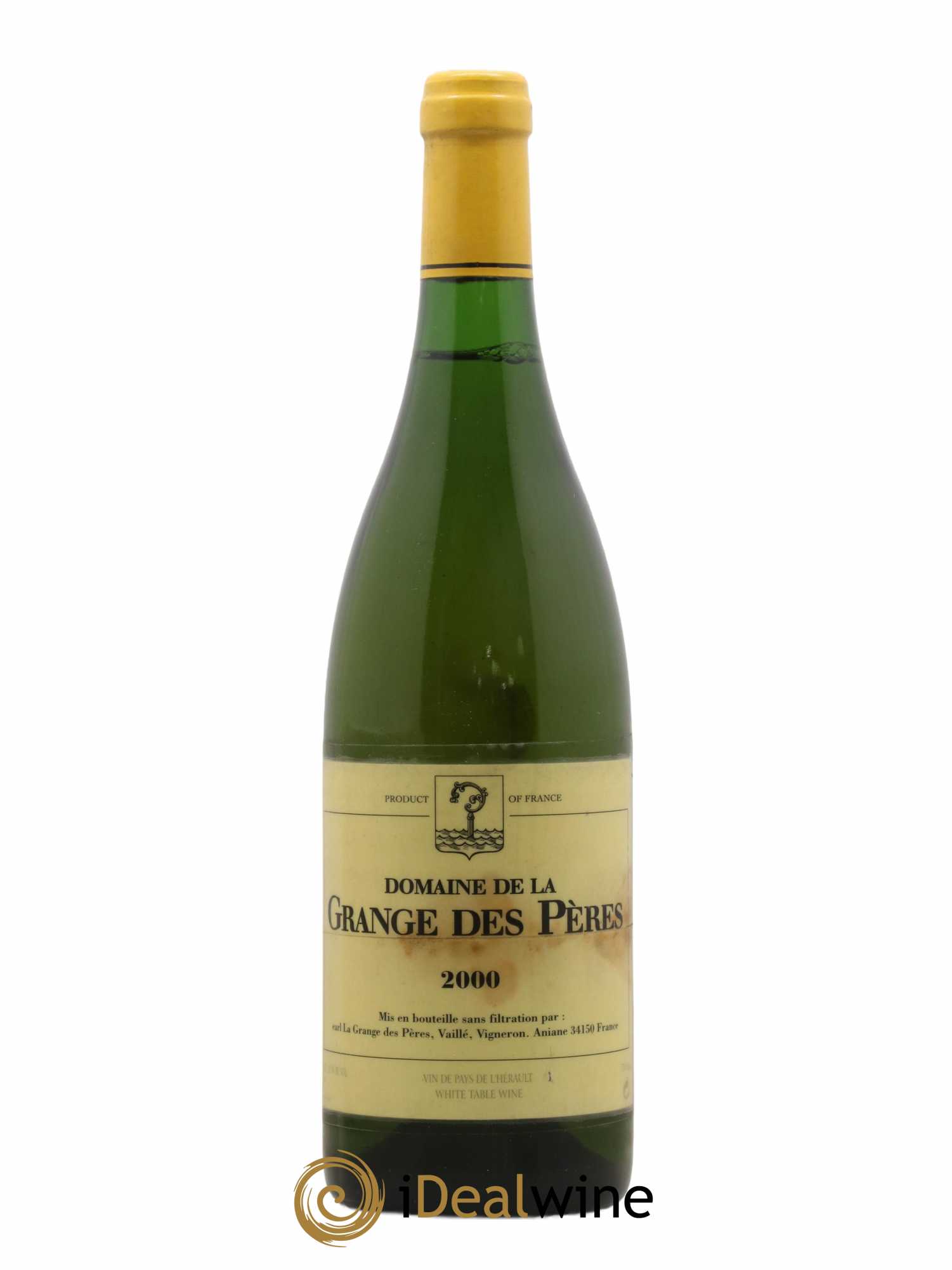 Pays d'Hérault Grange des Pères Laurent Vaillé 2000 - Lot de 1 bouteille - 0