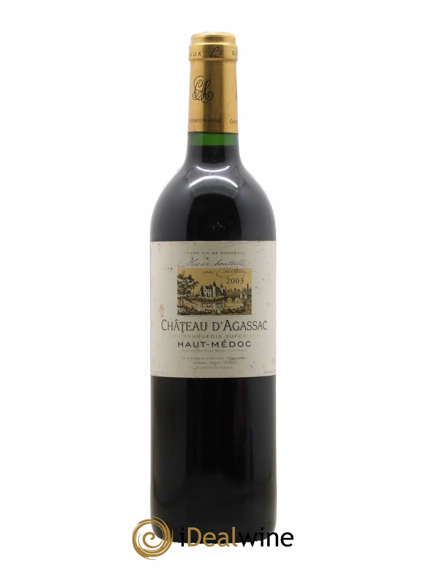Château d' Agassac Cru Bourgeois 2003 - Lot de 1 bouteille - 0