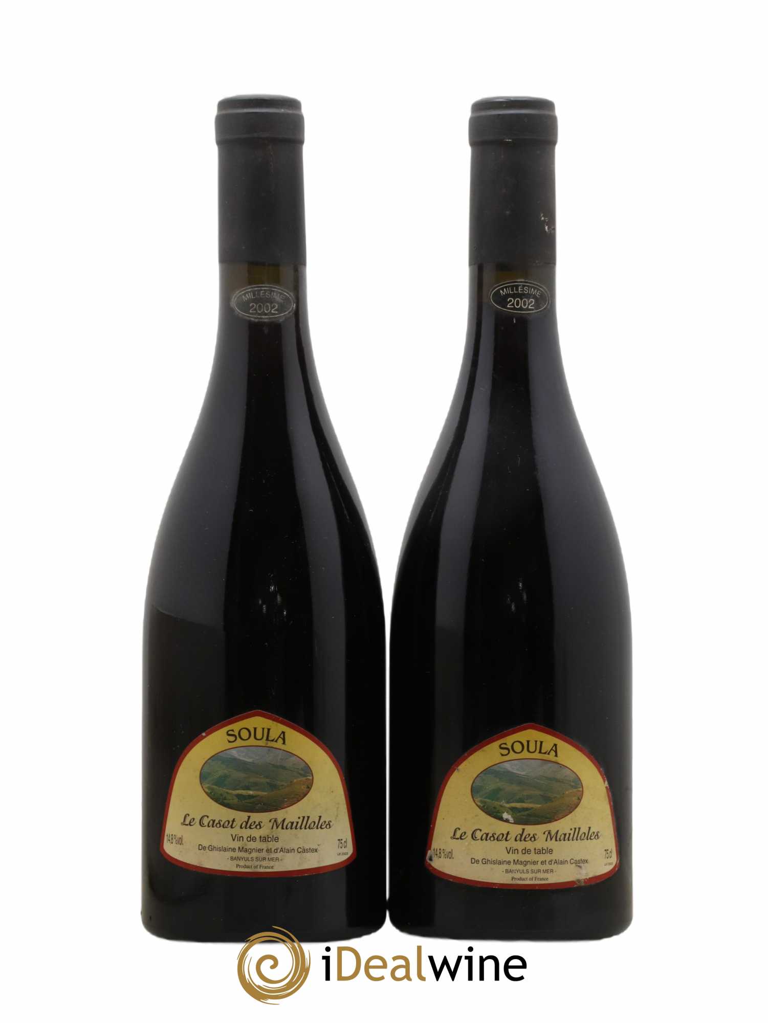 Vin de France Soula Le Casot des Mailloles 2002 - Lot de 2 bouteilles - 0